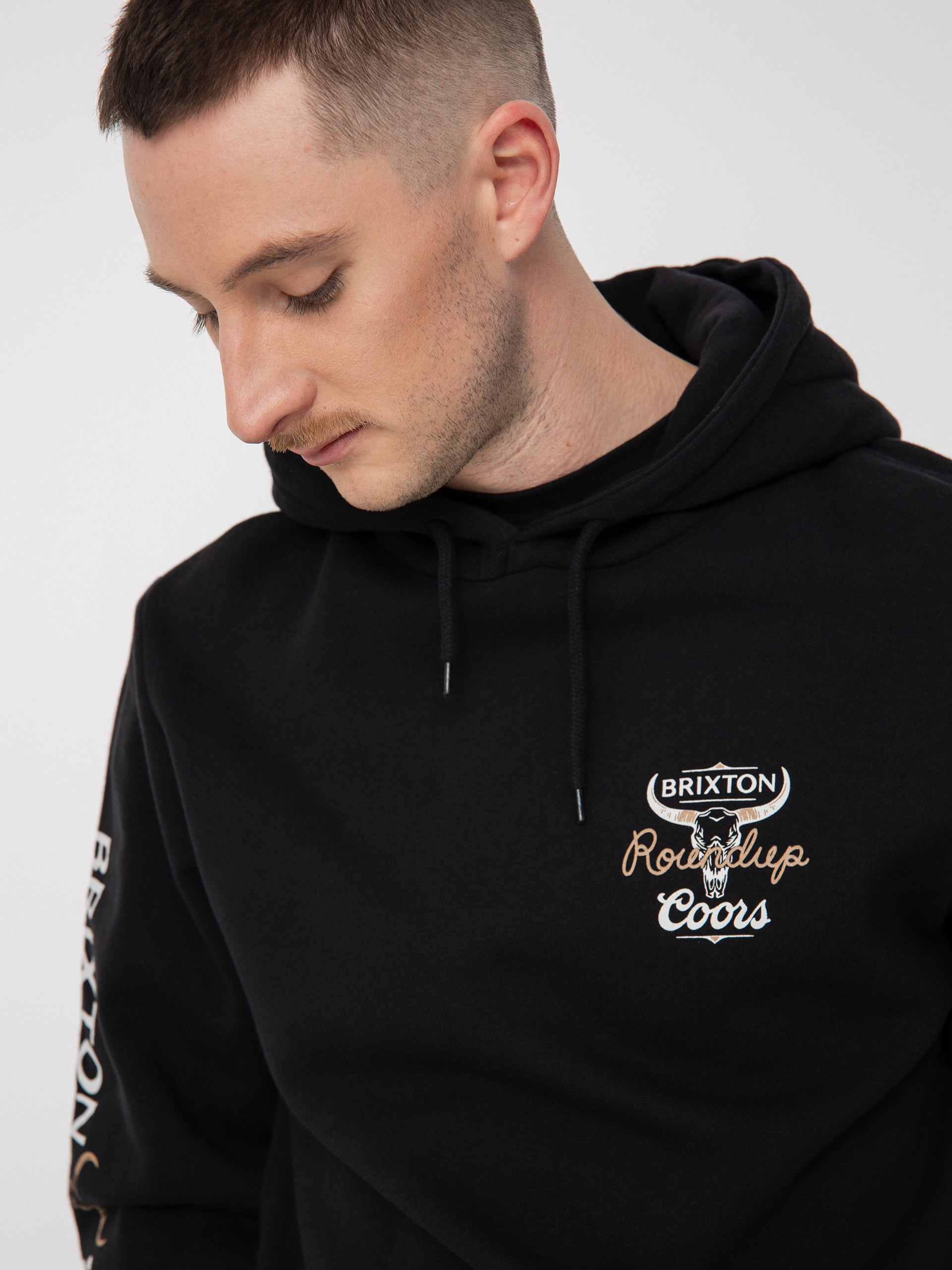 Brixton Coors Roundup HD Hoodie (black)