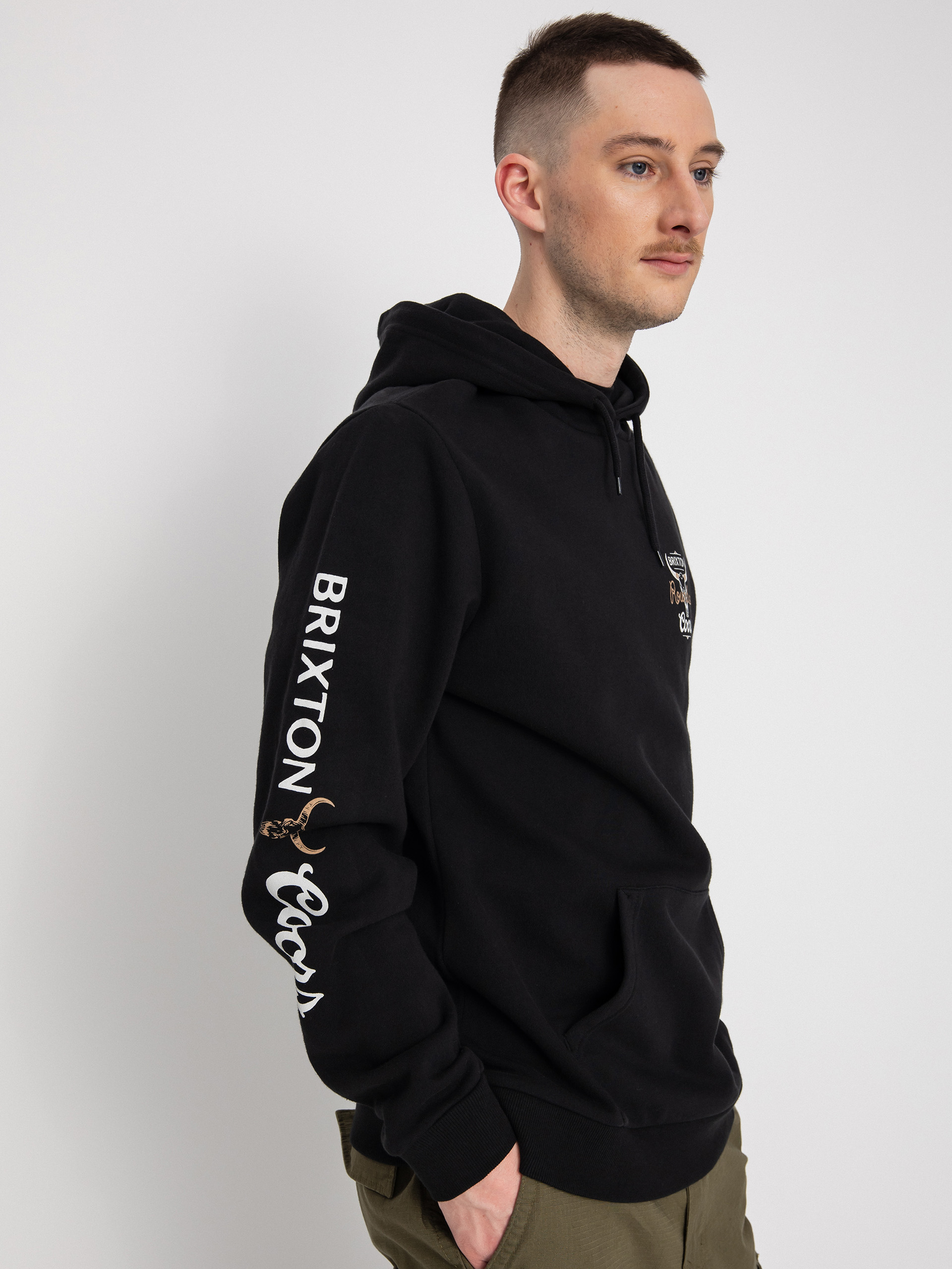 Brixton Coors Roundup HD Hoodie (black)