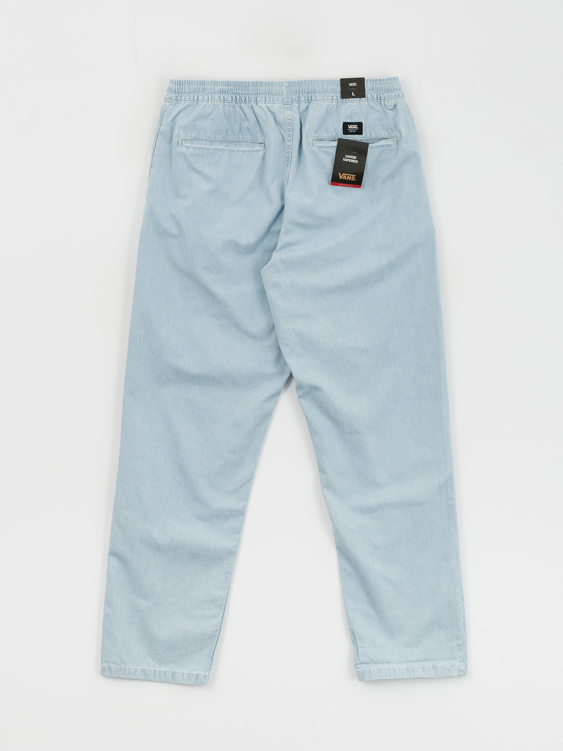 Vans Range Denim Louniwe Tapered Elastic Pants (light stonewash)