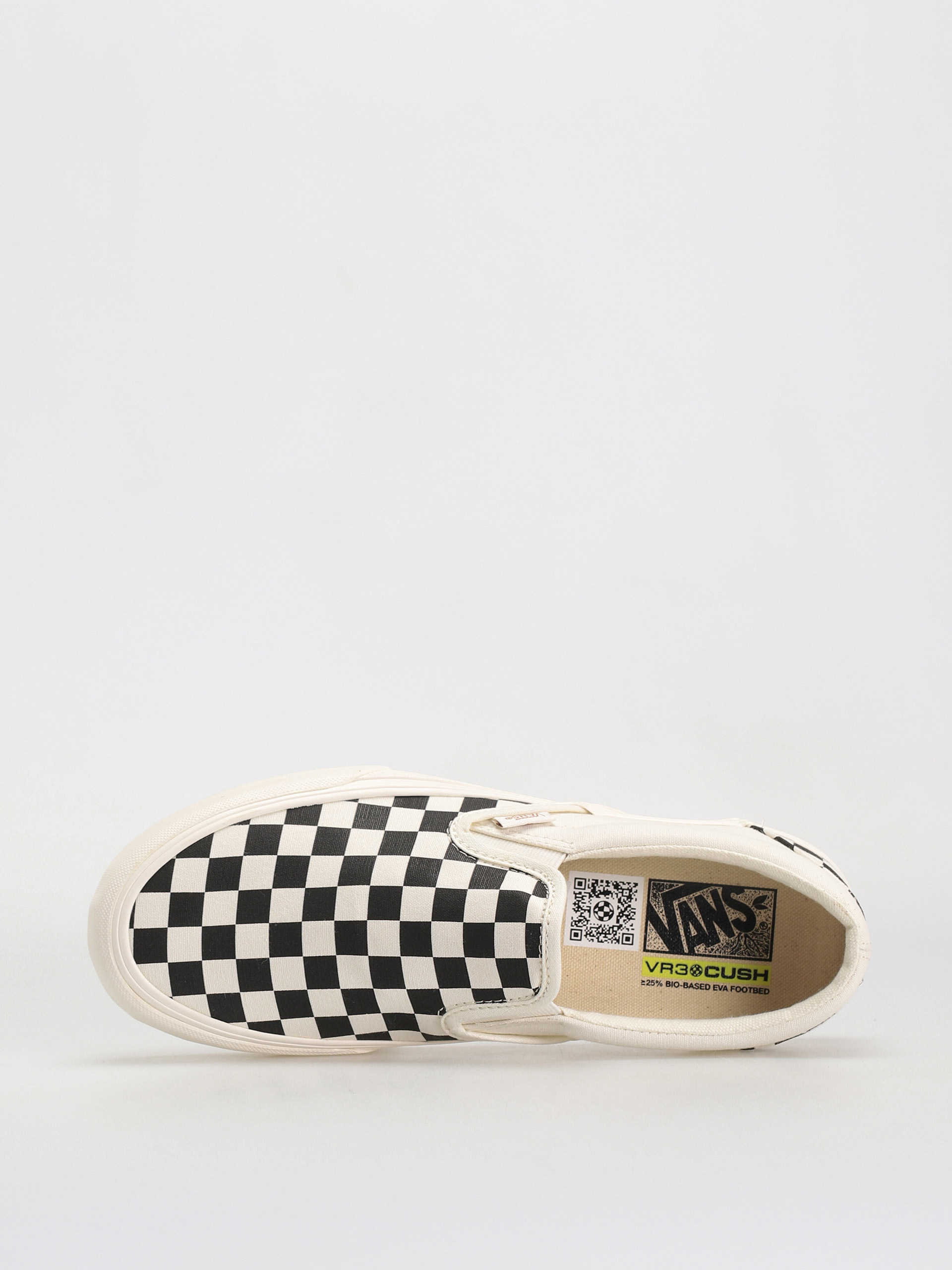 Vans Slip On VR3 Shoes (checkerboard black/marshmallow)