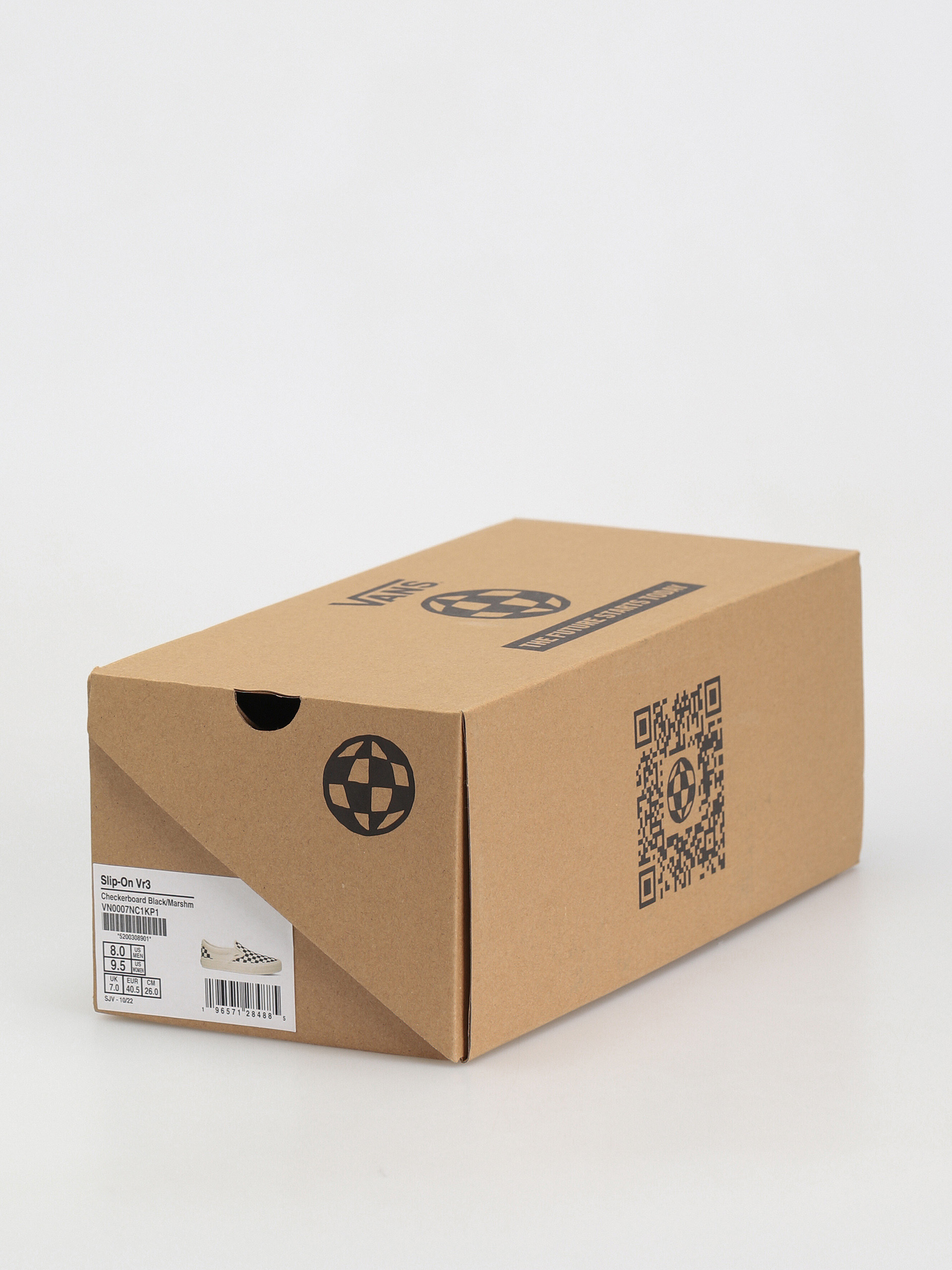 Vans Slip On VR3 Shoes (checkerboard black/marshmallow)