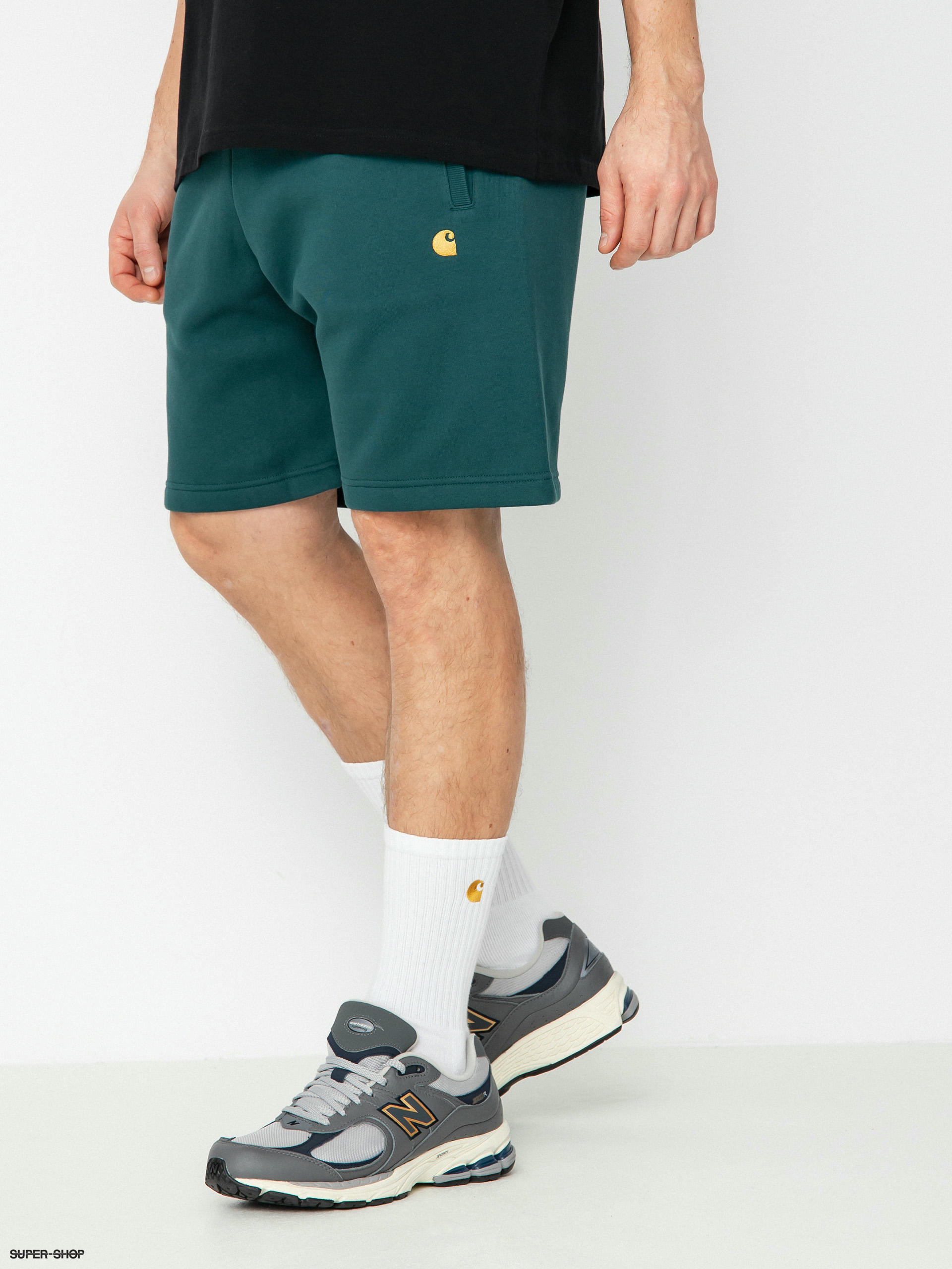 Carhartt WIP Chase Shorts botanic gold