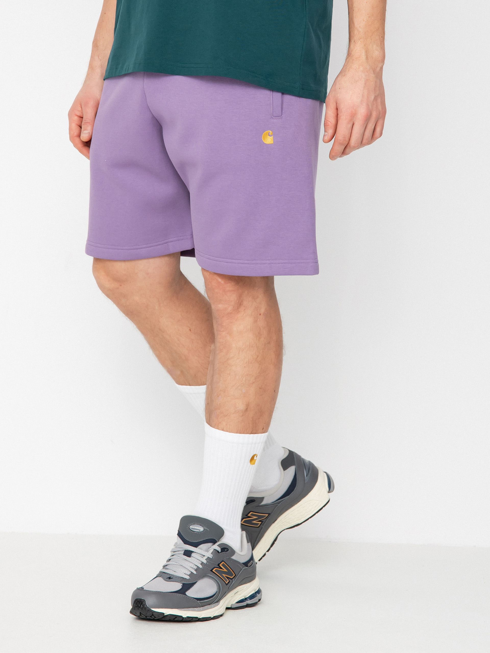 Carhartt WIP Chase Shorts (violanda/gold)