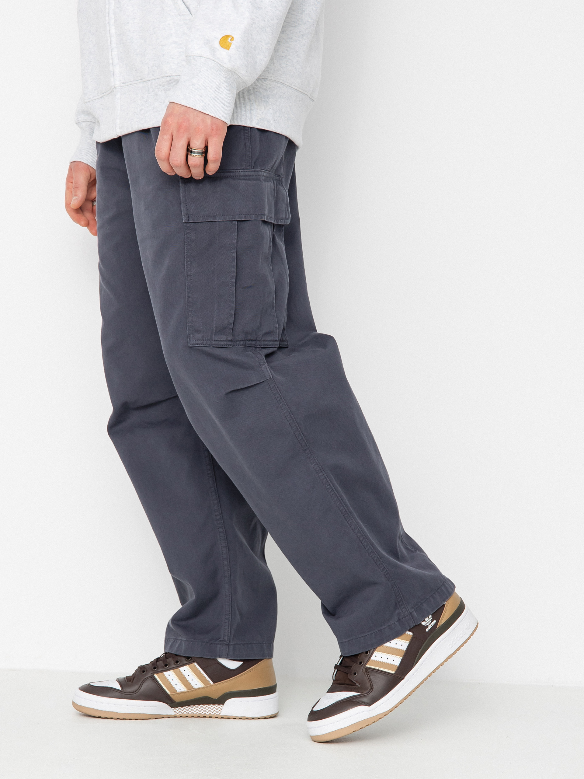 Carhartt WIP Aviation Ripstop Cargo Pants in Cypress Rinsed