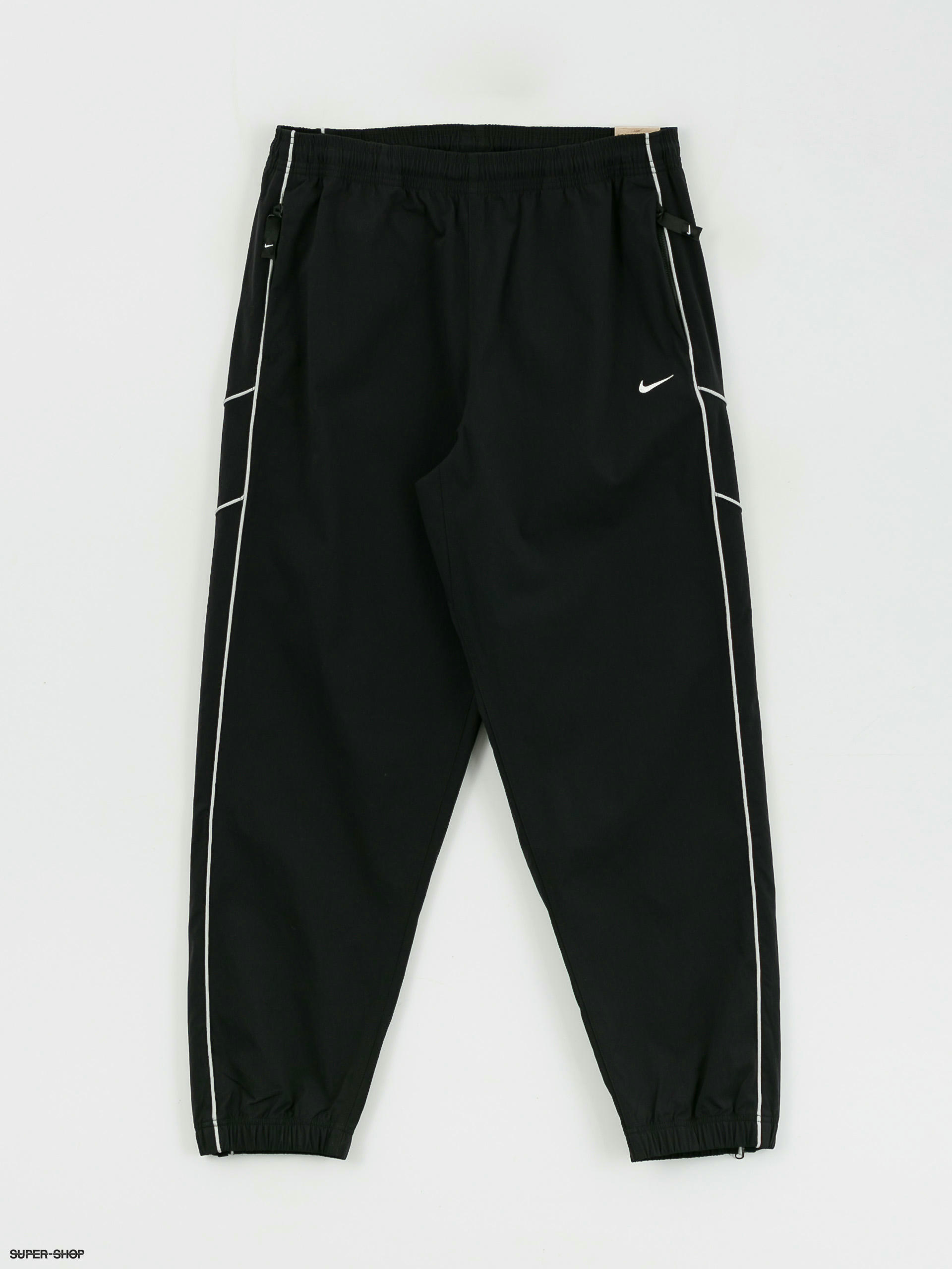 Black nike sale track pants