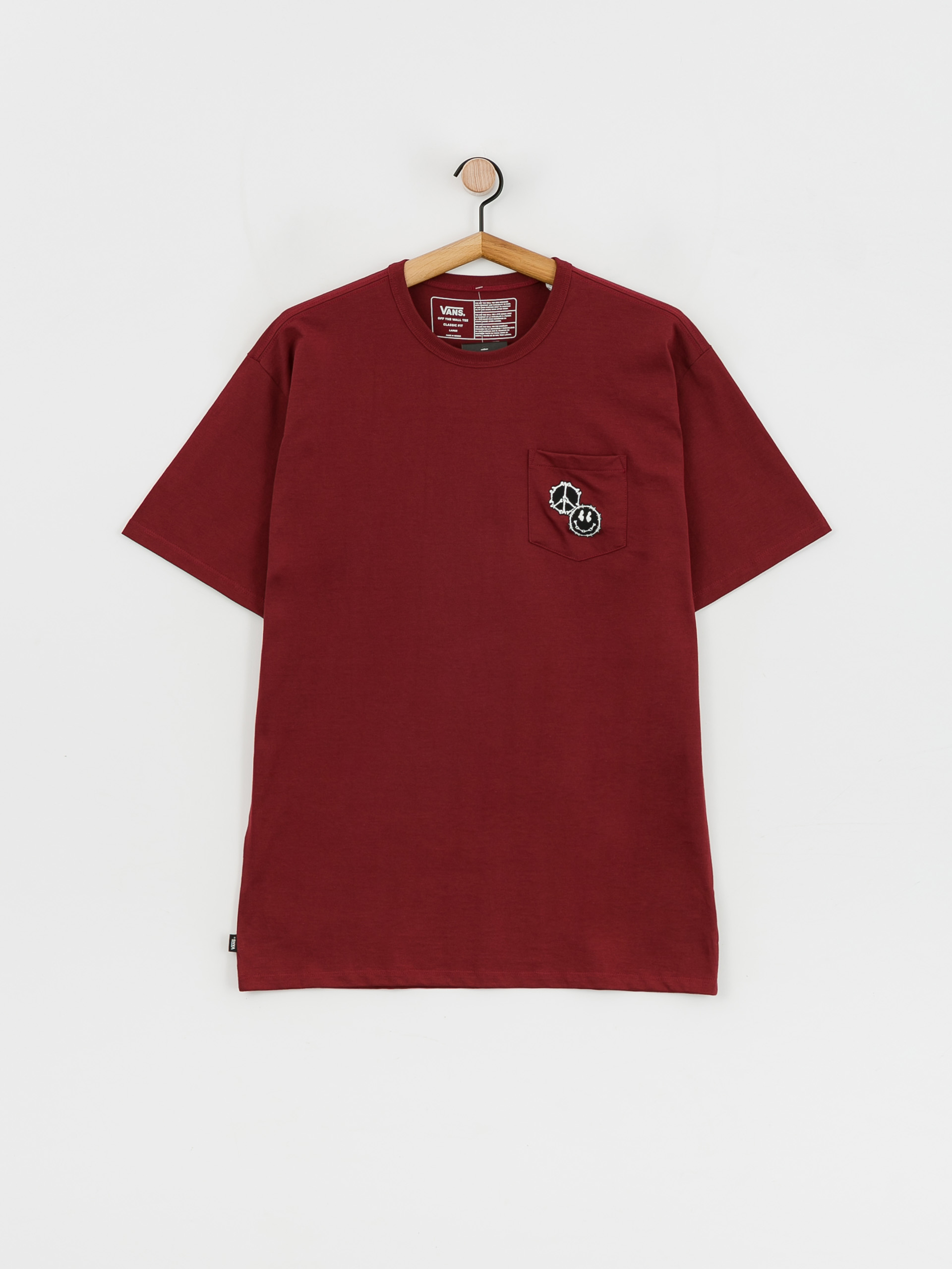 Vans Off The Wall Graphic T-Shirt (syrah)
