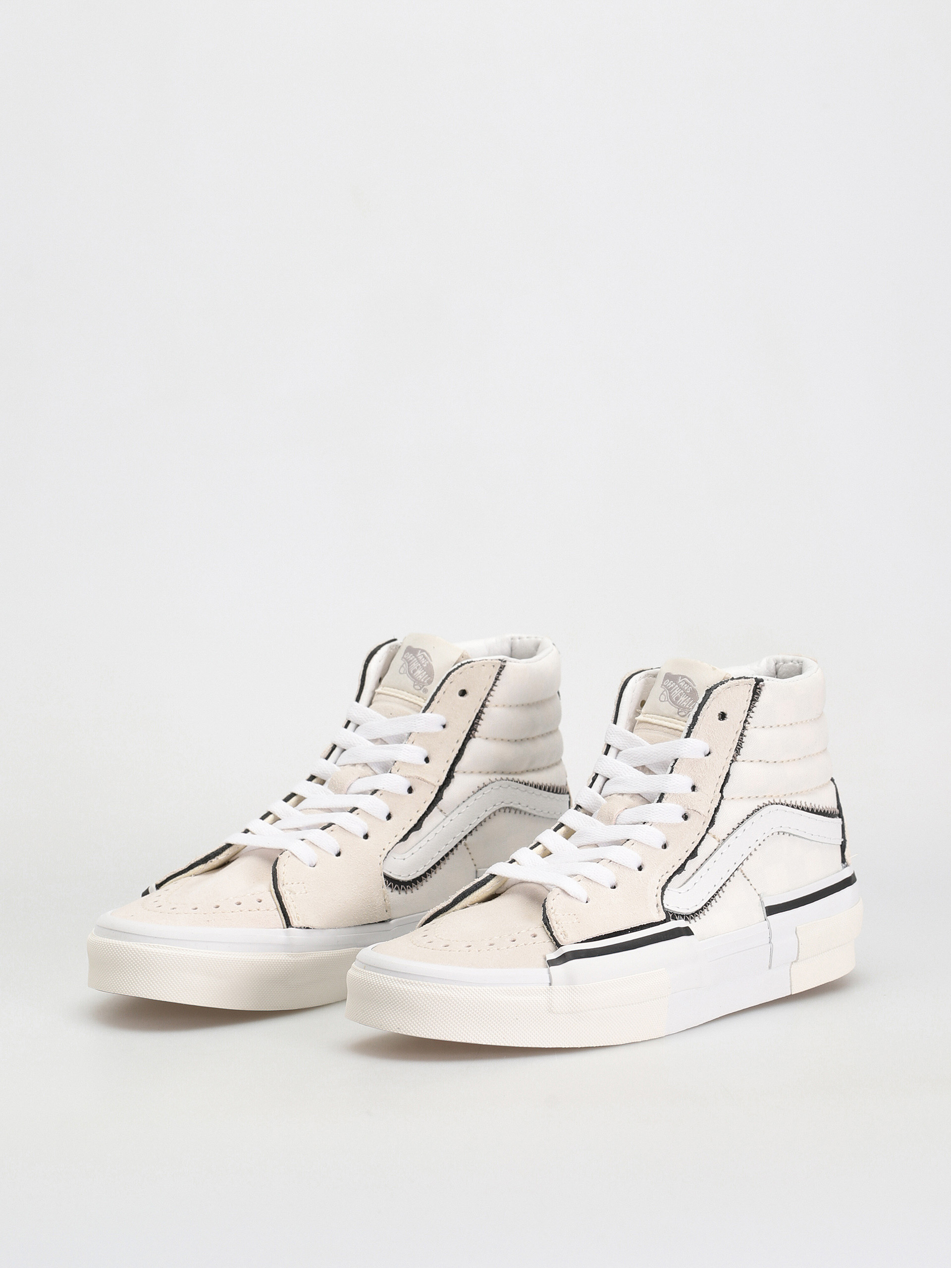 Vans sk8 hi deals cream