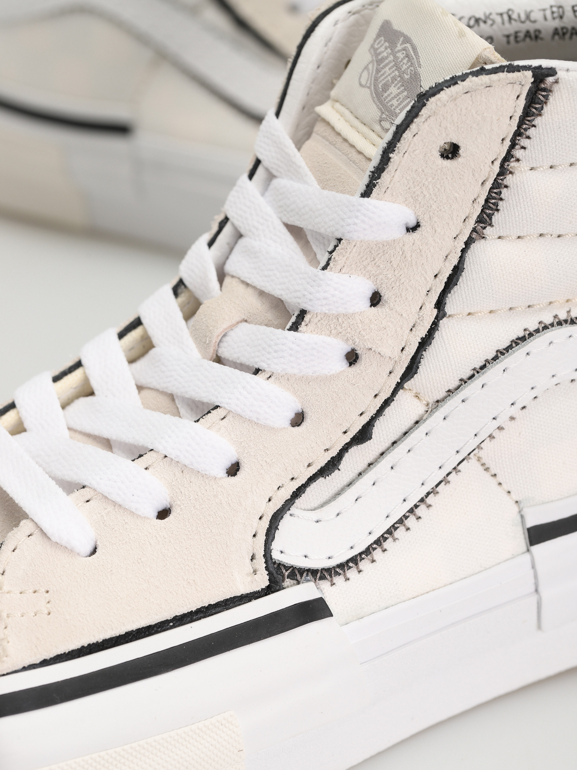 Vans Sk8 Hi Reconstruct Shoes (marshmallow/white)