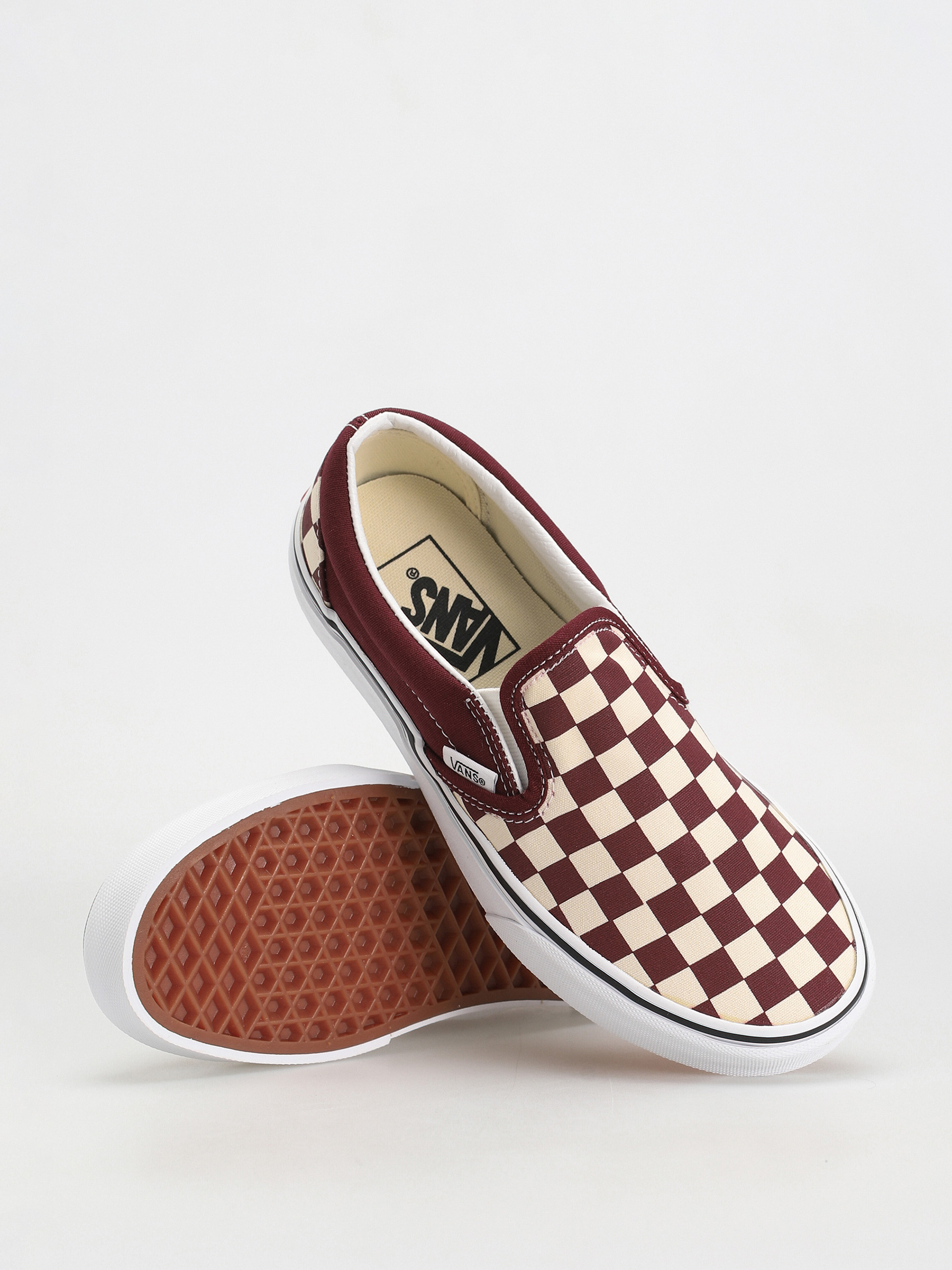Vans Classic Slip On Shoes (checkerboard/port royale/true white)