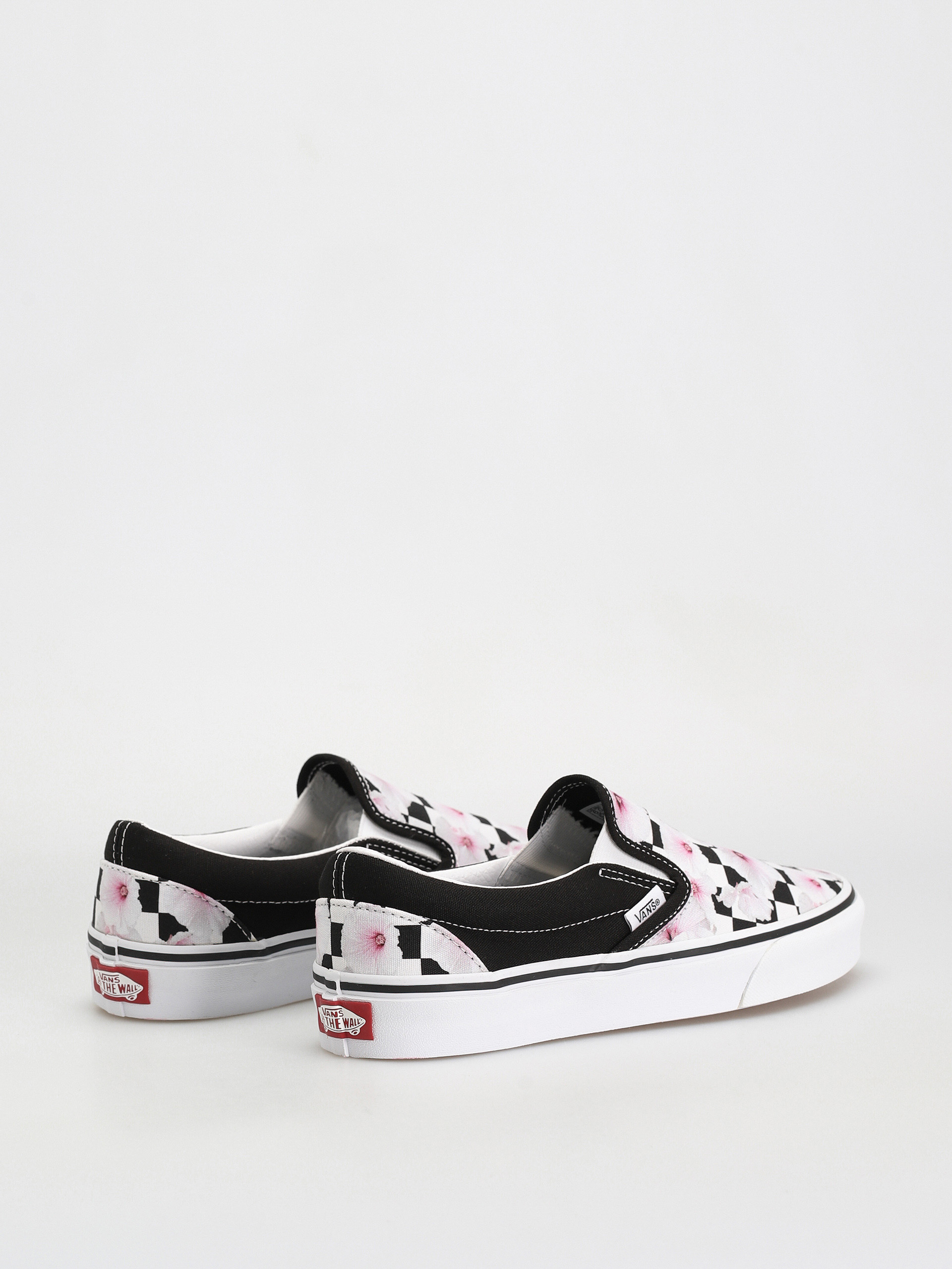 Vans Classic Slip On Shoes Wmn (hibiscus checkerboard black)