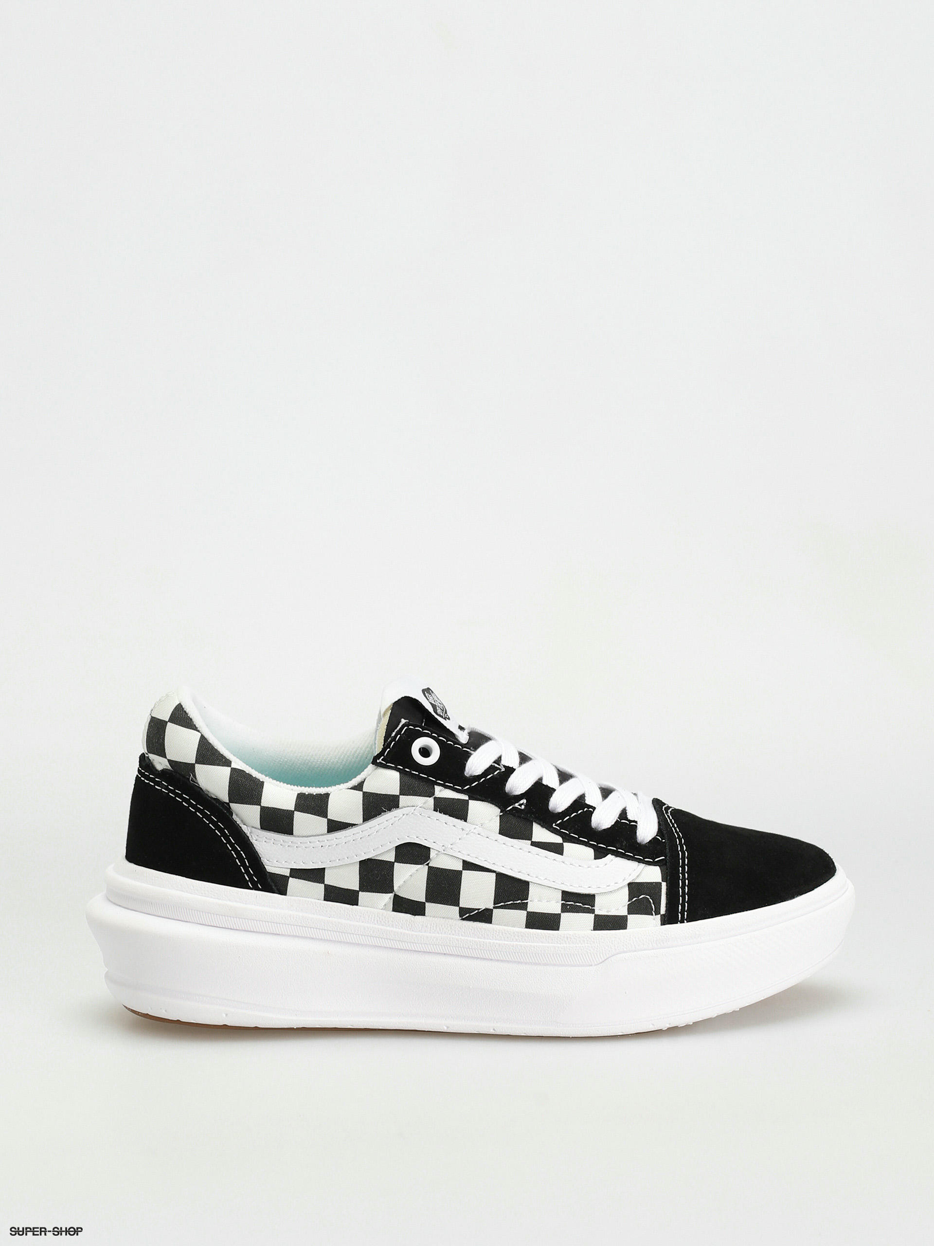 Vans old skool checkered on sale black