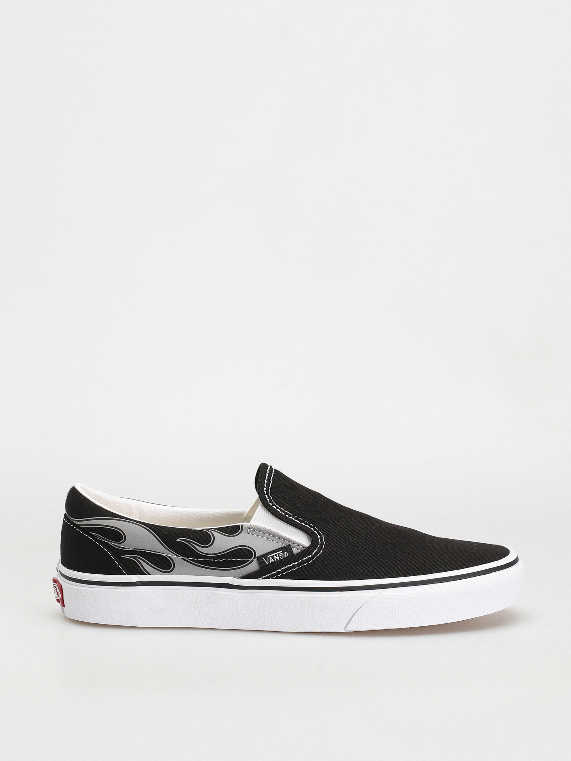 Vans Classic Slip On Shoes (reflective flame black)