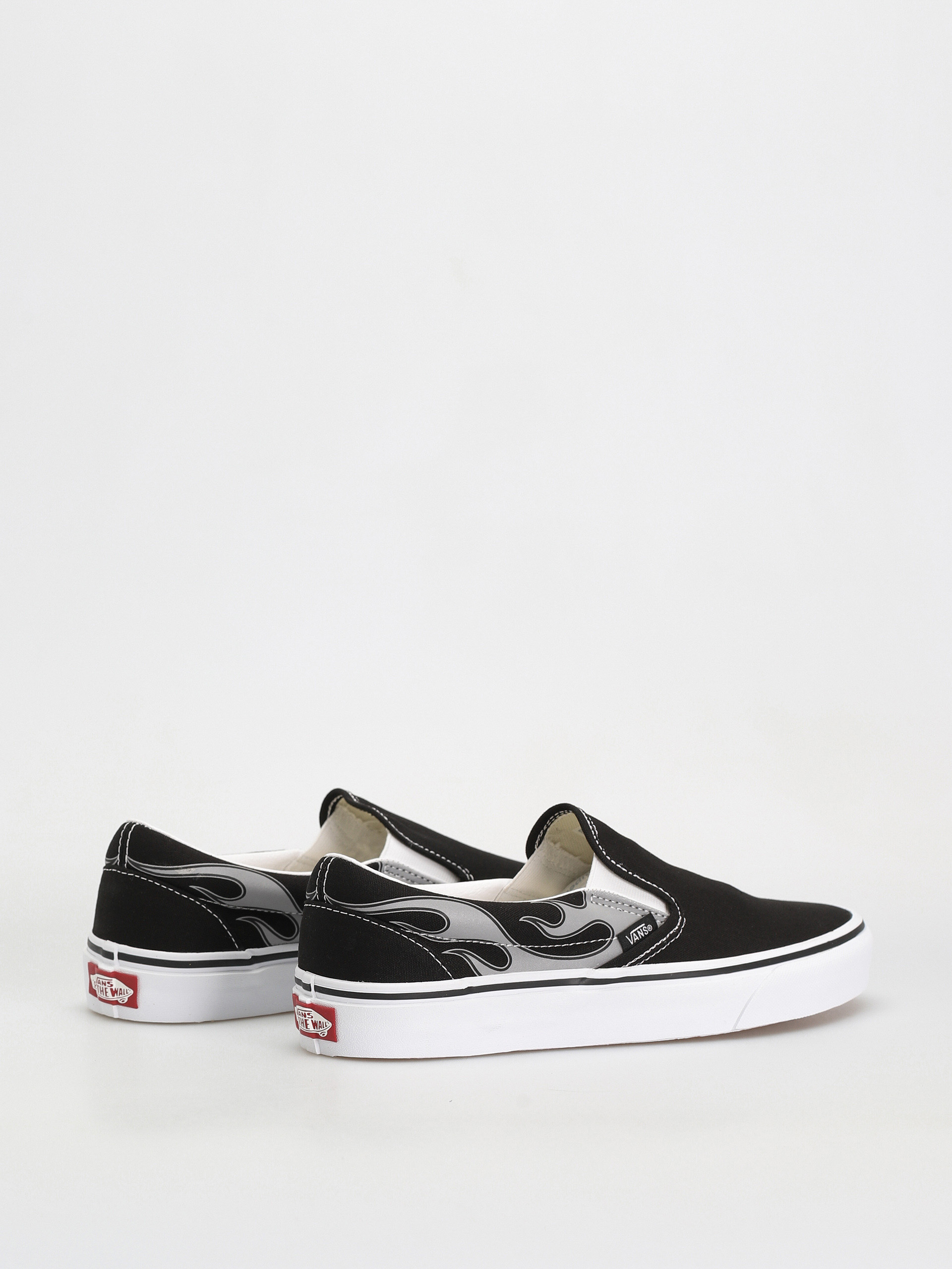Vans Classic Slip On Shoes (reflective flame black)