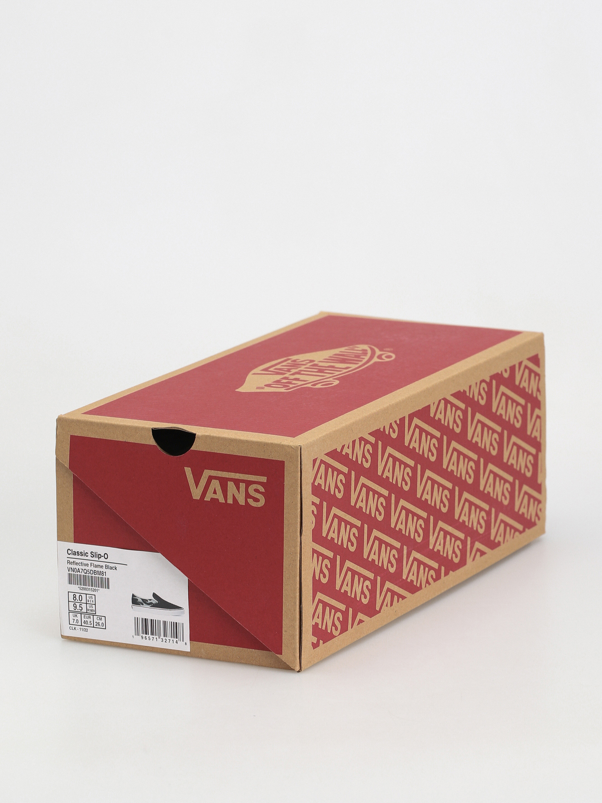 Vans Classic Slip On Shoes (reflective flame black)