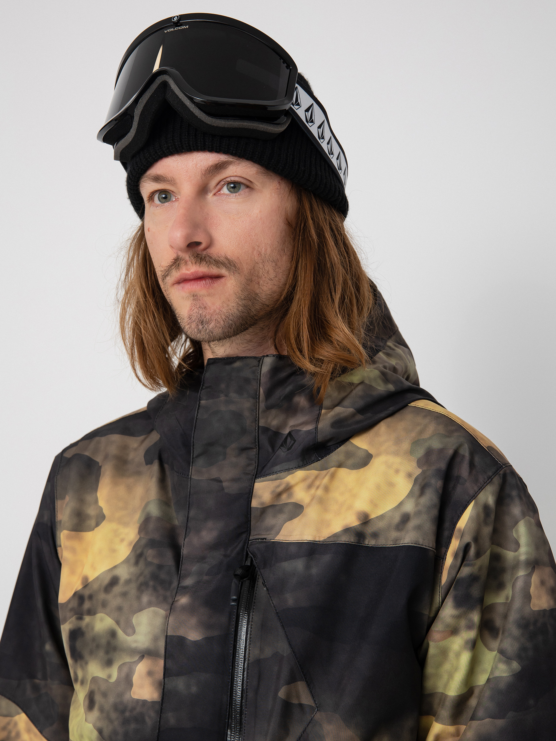 Mens Volcom L Gore Tex Snowboard jacket (camouflage)