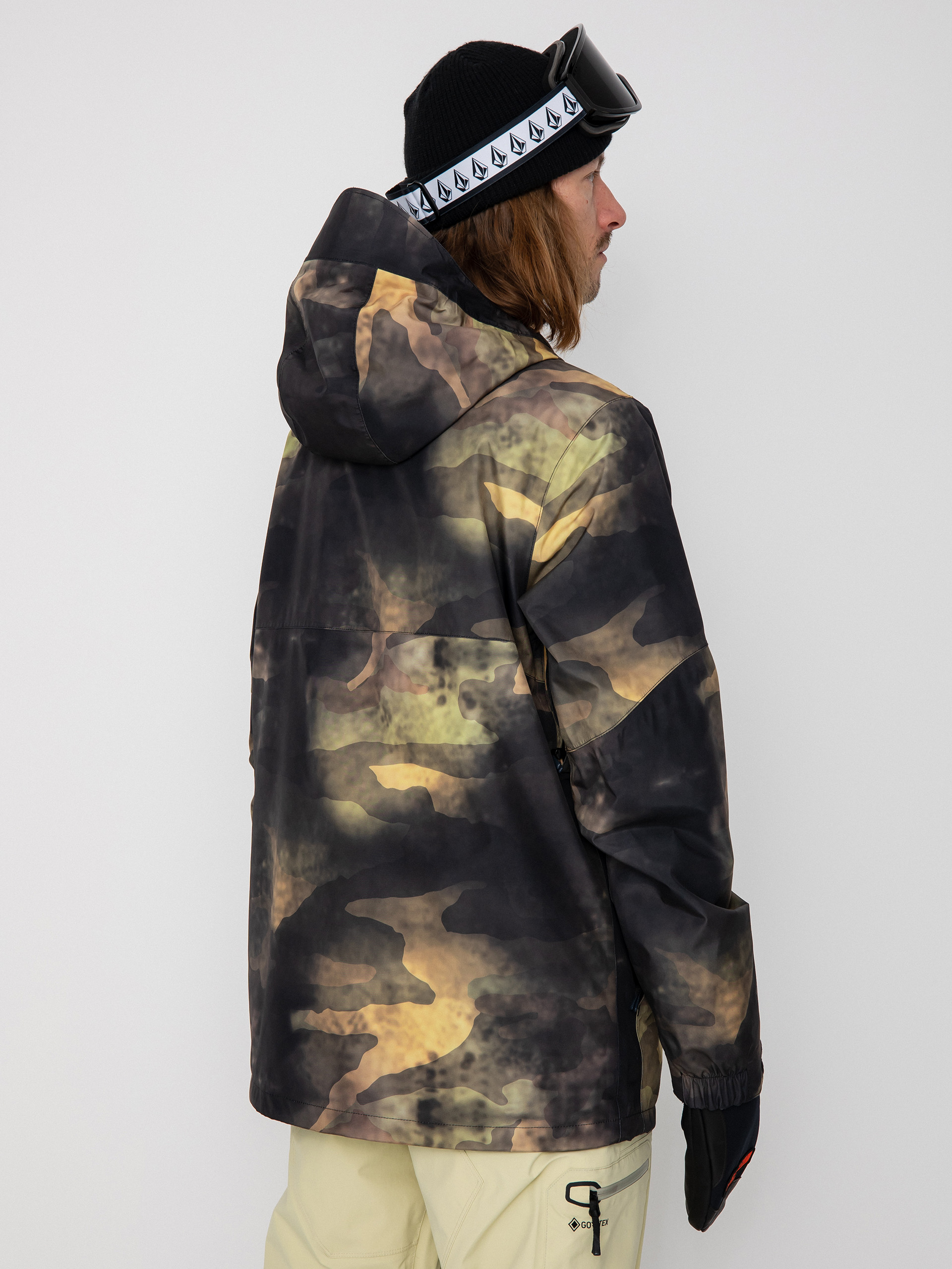 Mens Volcom L Gore Tex Snowboard jacket (camouflage)