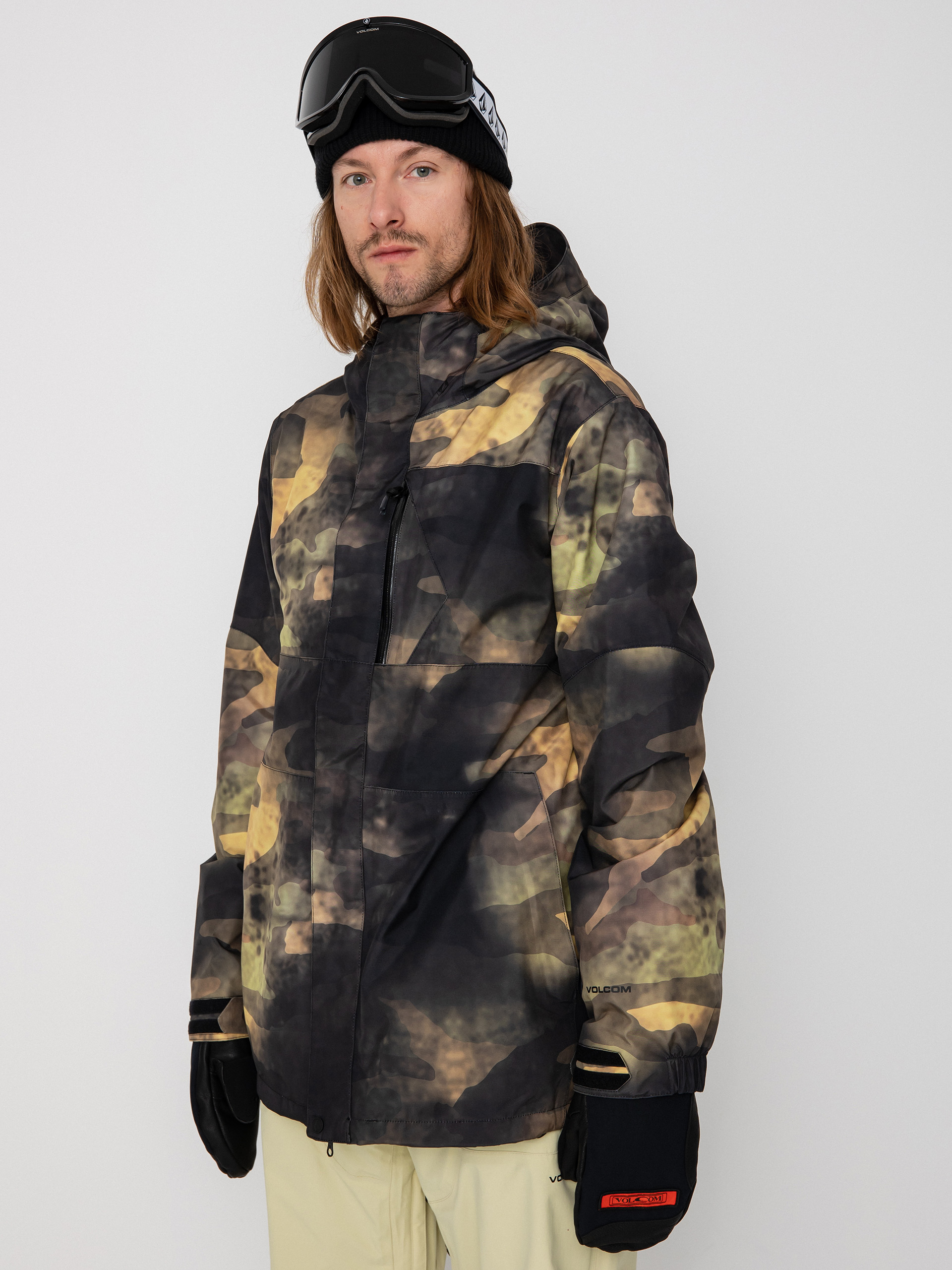 Mens Volcom L Gore Tex Snowboard jacket (camouflage)