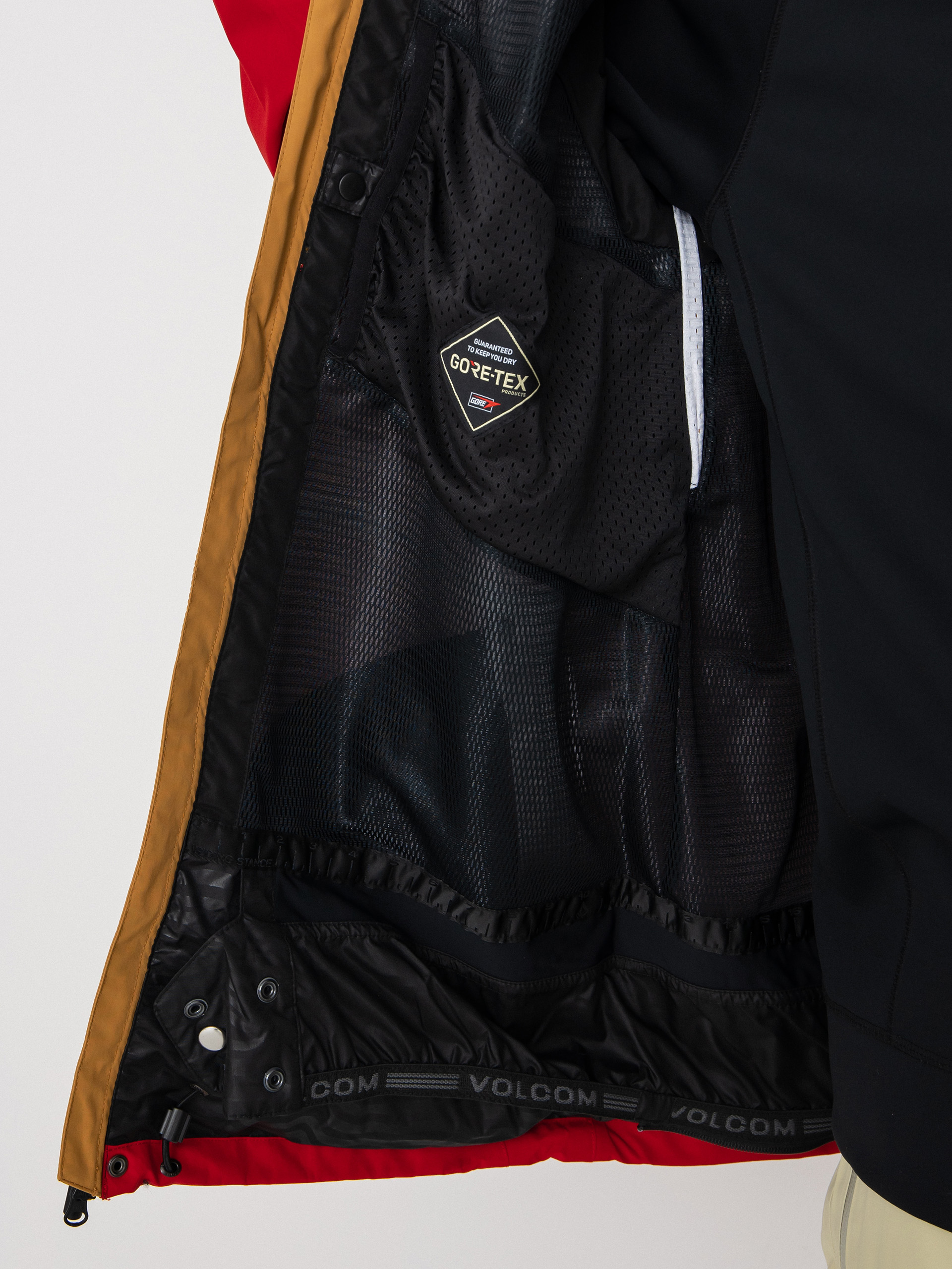 Mens Volcom L Gore Tex Snowboard jacket (caramel)