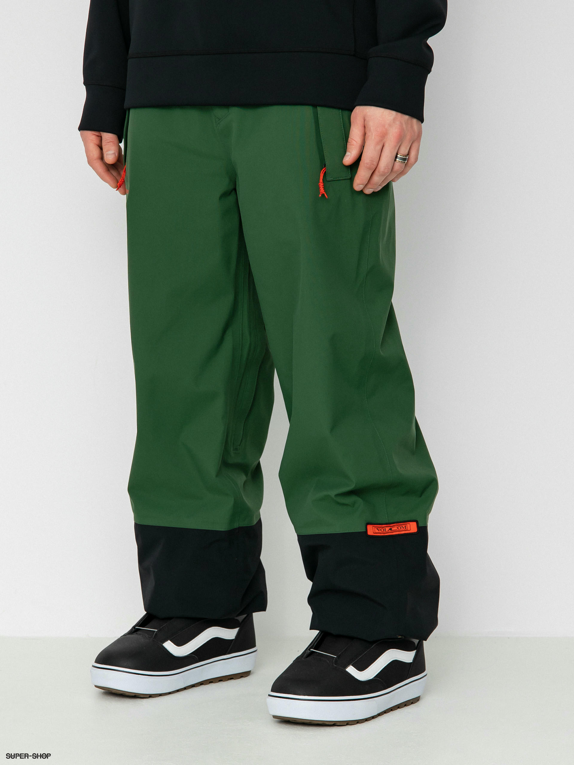 Mens Volcom Longo Gore Tex Snowboard pants (military)