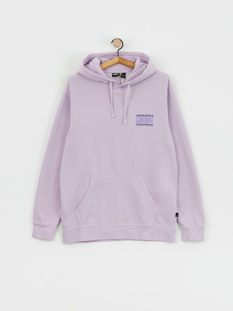 Quiksilver Men's Neon Slab Hood Pulllover Hoodie, Pastel Lilac, Medium at   Men's Clothing store