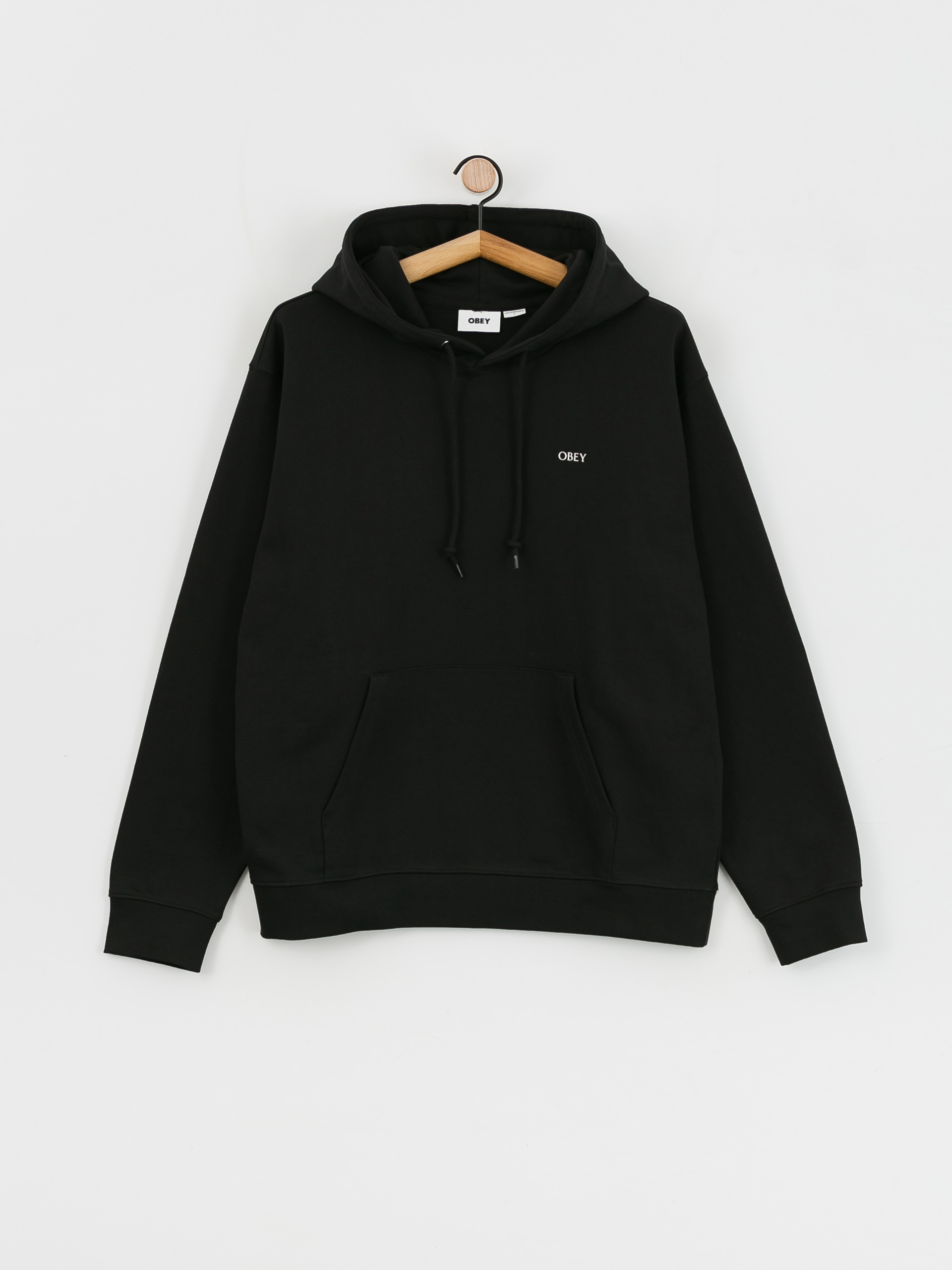 OBEY Torn Icon Face HD Hoodie (black)