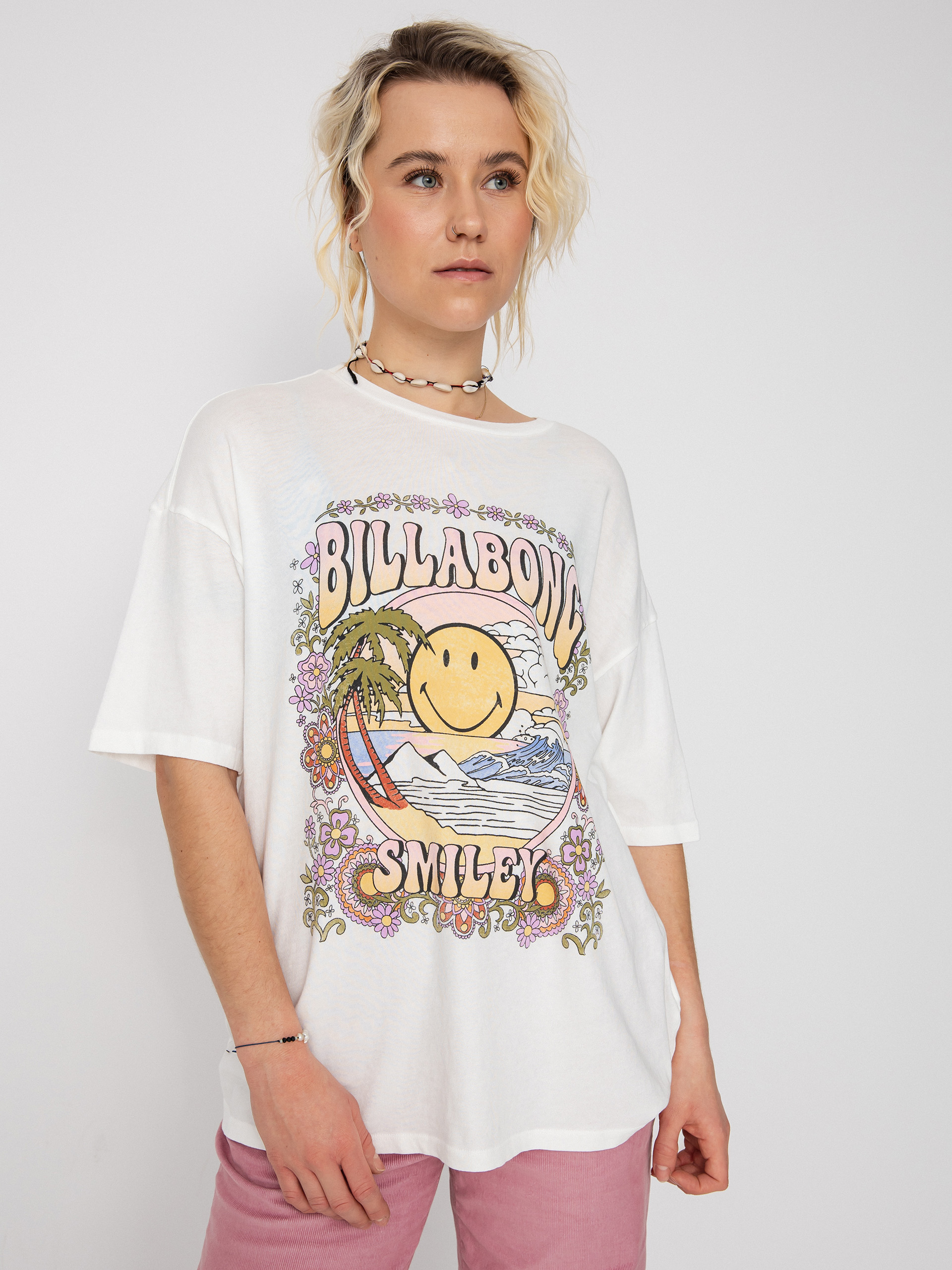 Billabong X Smiley True Boy T-shirt Wmn (salt crystal)