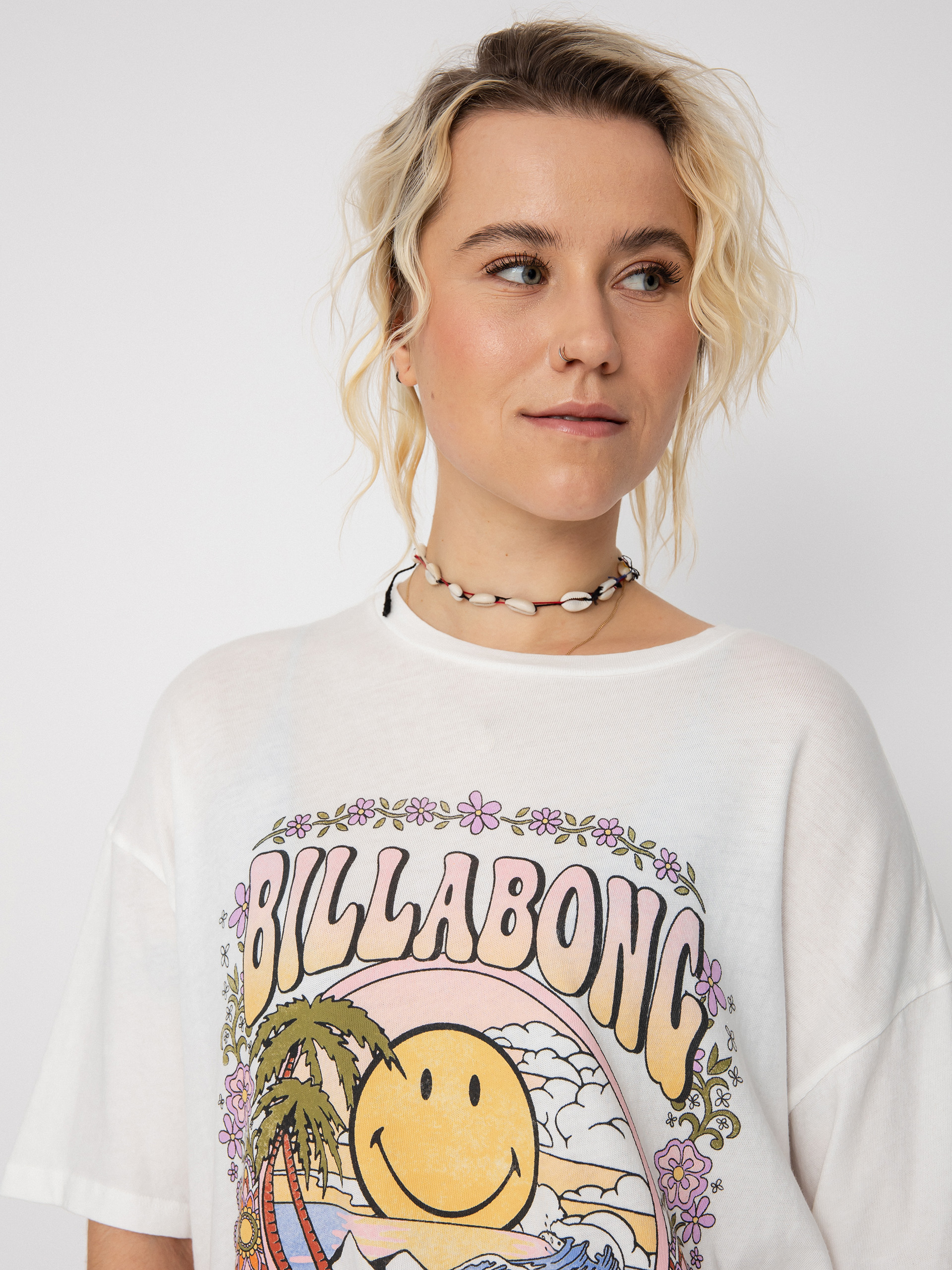 Billabong X Smiley True Boy T-shirt Wmn (salt crystal)