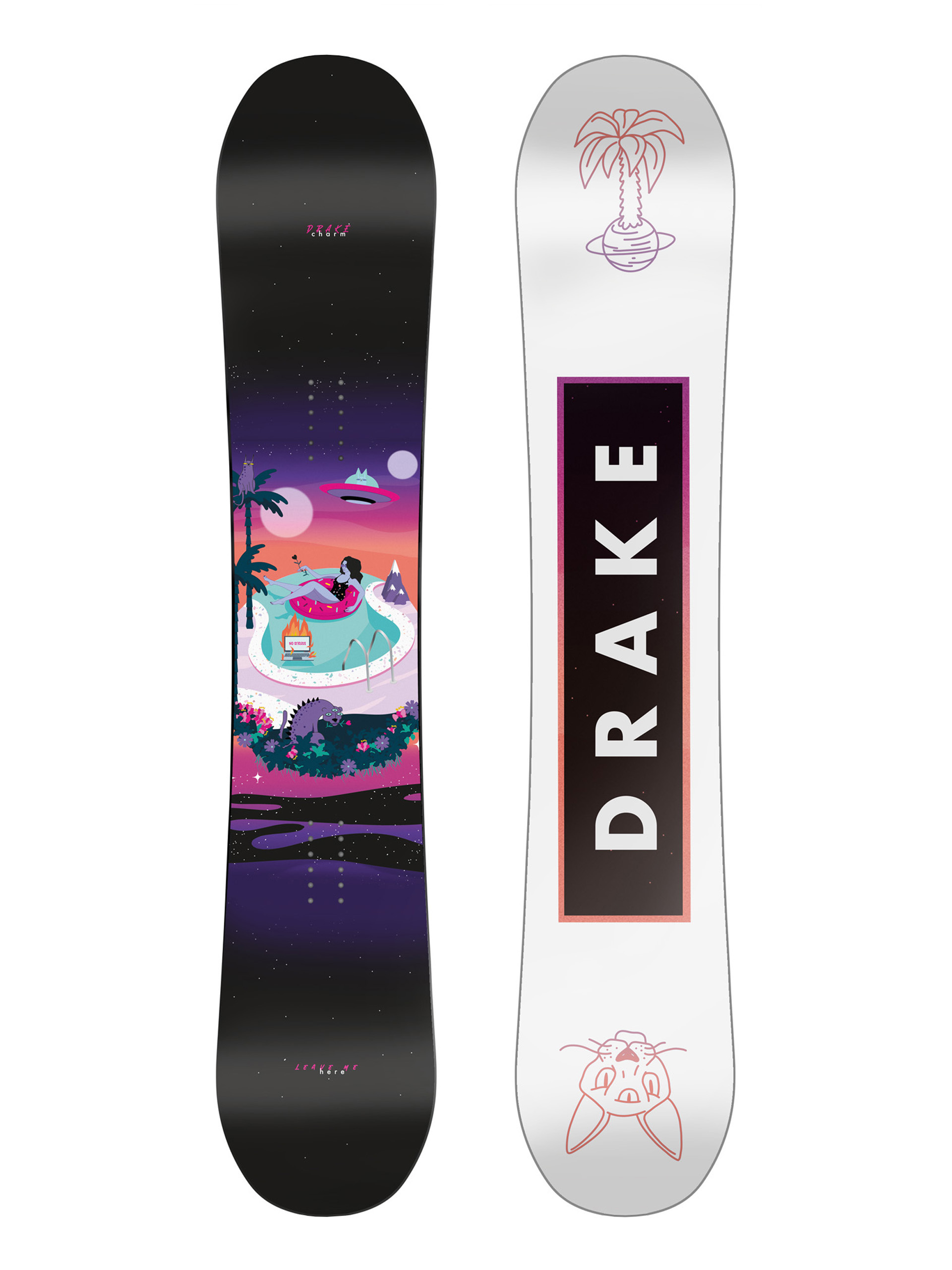 Drake Charm Snowboard Wmn - multicolor