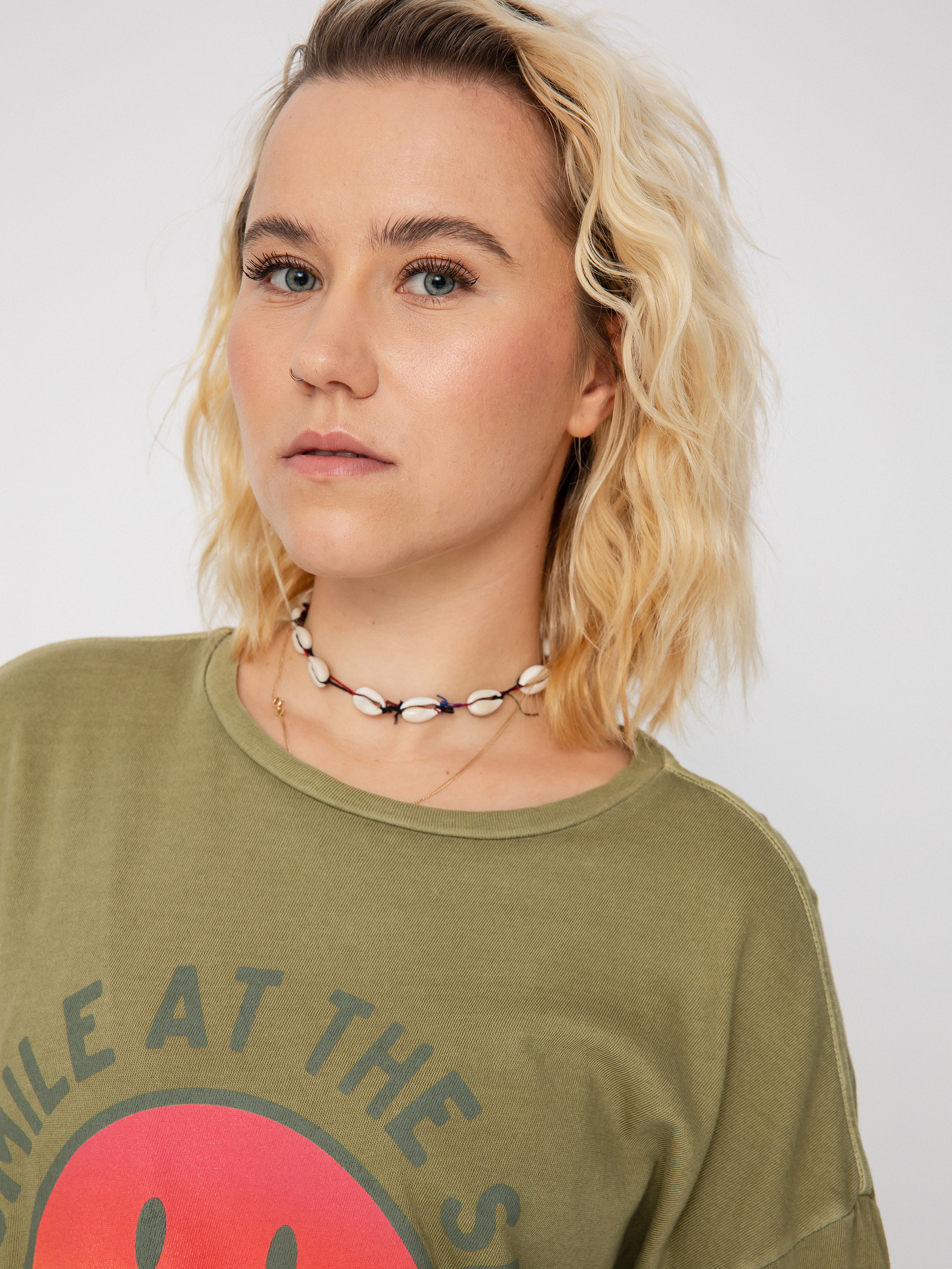 Billabong X Smiley True Boy T-shirt Wmn (split pea)