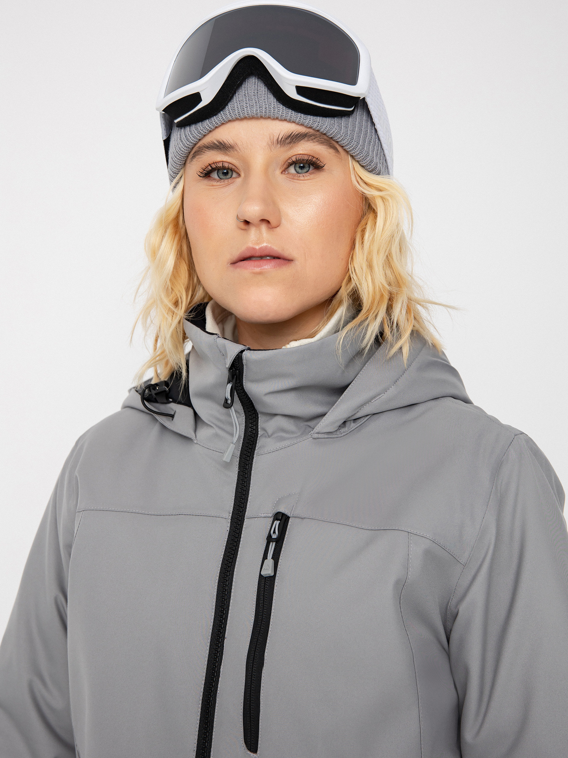 Damen Burton Lelah Snowboard jacke (sharkskin)