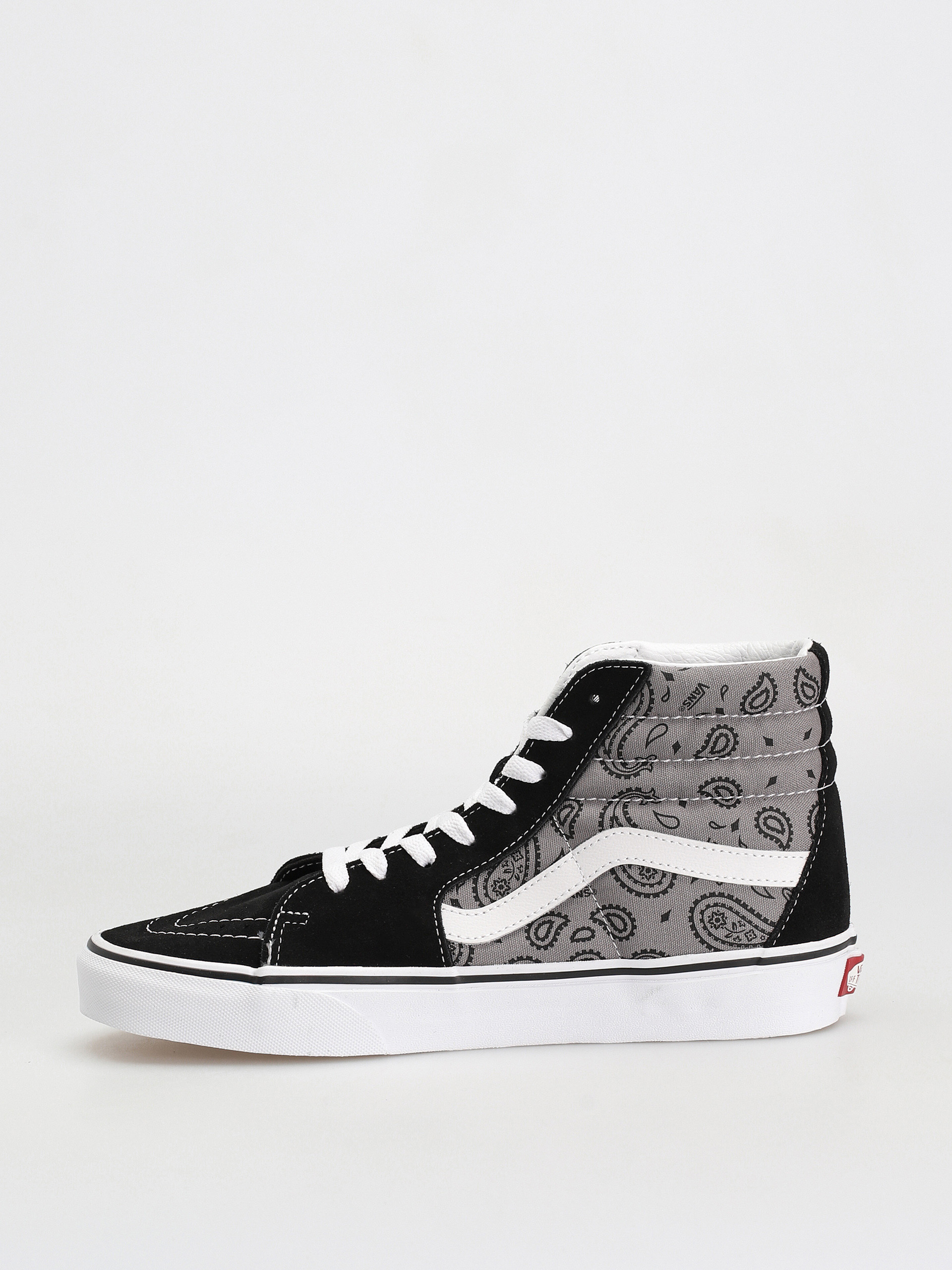 Vans Sk8 Hi Shoes (paisley gray/true white)