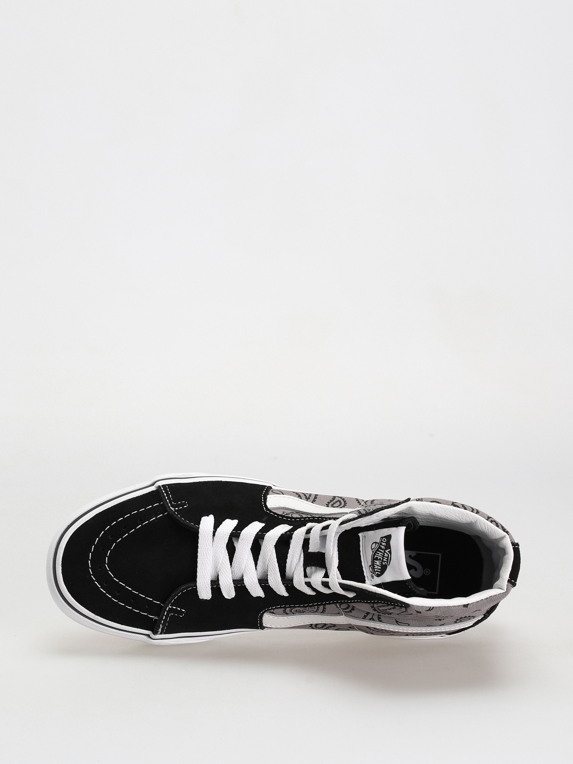 Vans Sk8 Hi Shoes (paisley gray/true white)