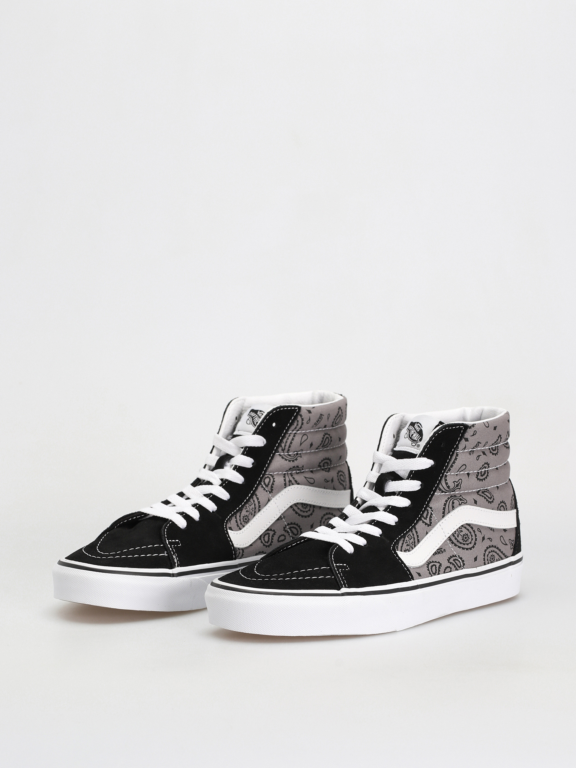 Vans Sk8 Hi Shoes (paisley gray/true white)