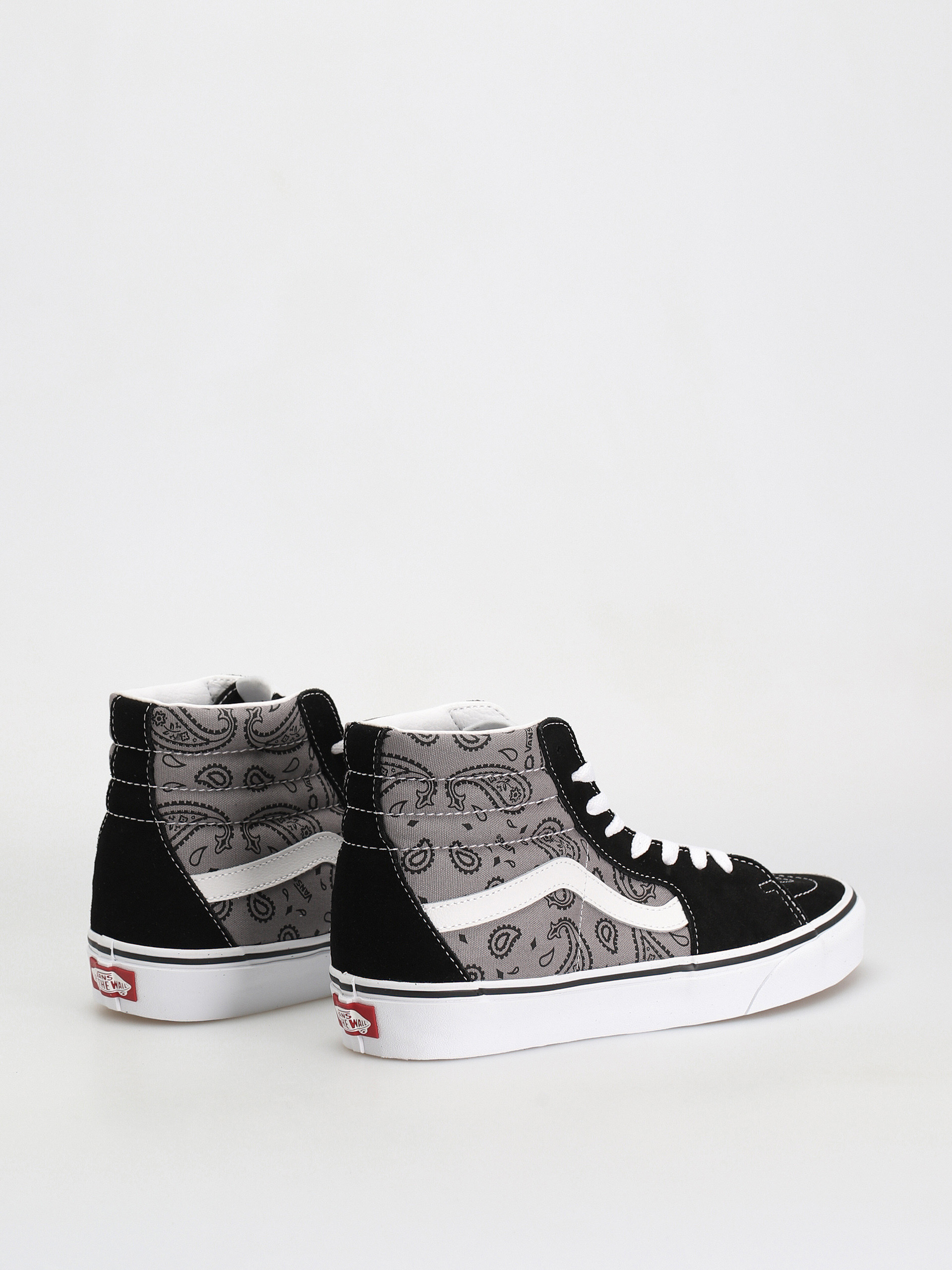 Vans Sk8 Hi Shoes (paisley gray/true white)