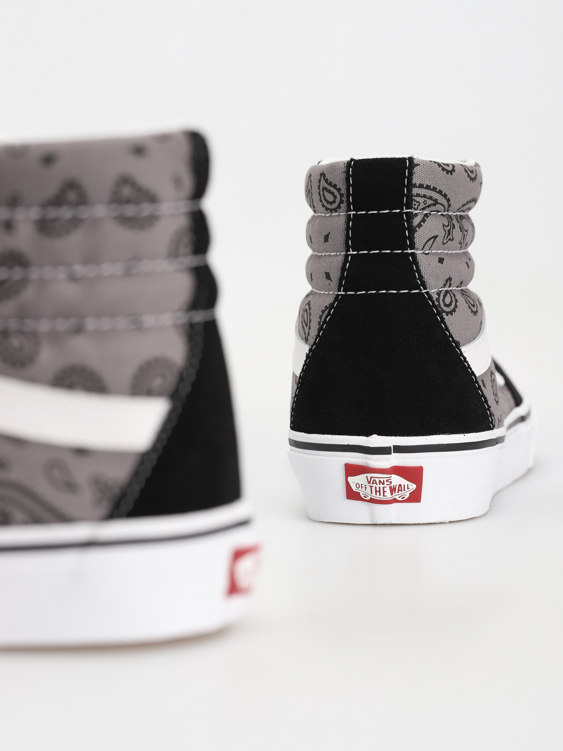 Vans Sk8 Hi Shoes (paisley gray/true white)