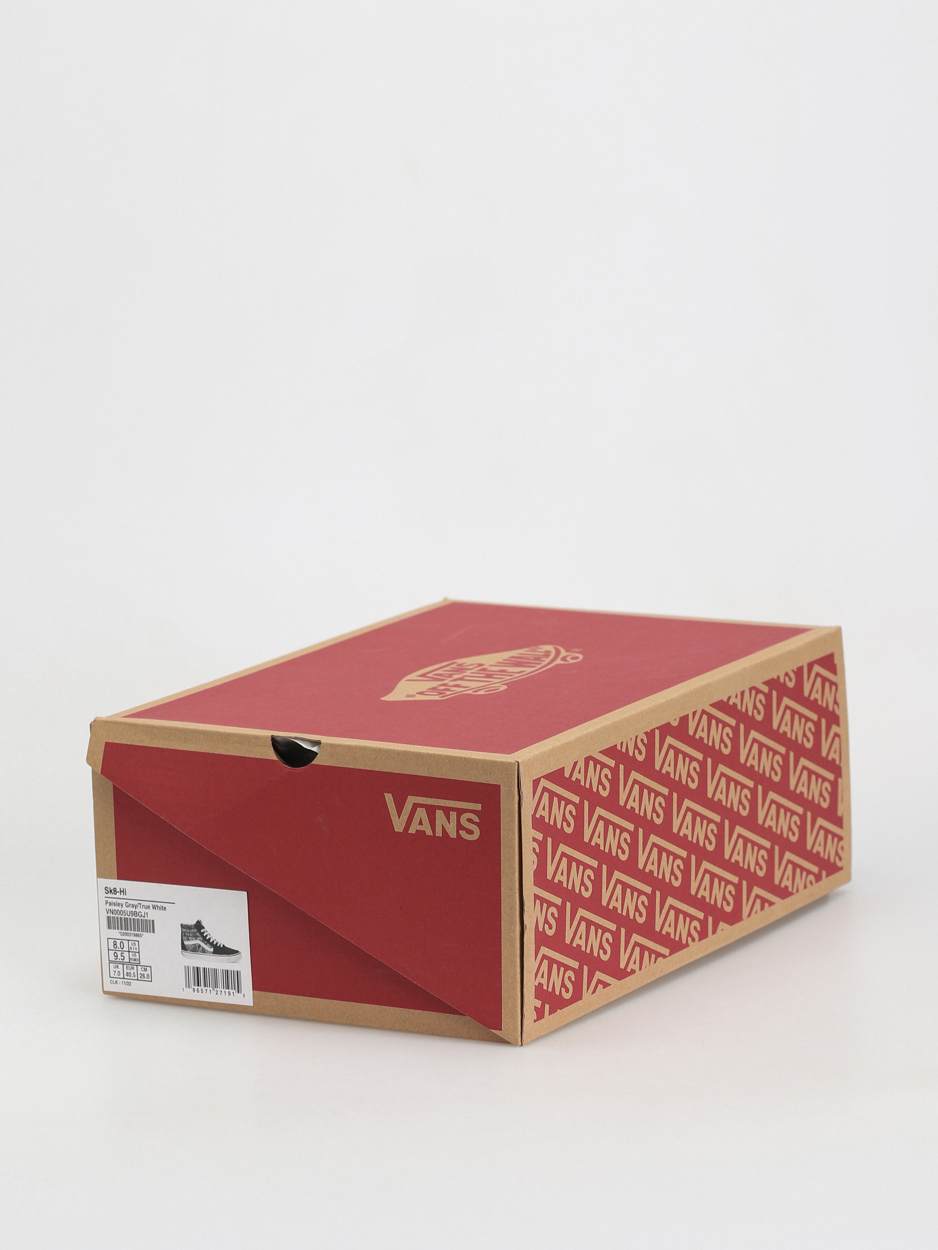 Vans Sk8 Hi Shoes (paisley gray/true white)