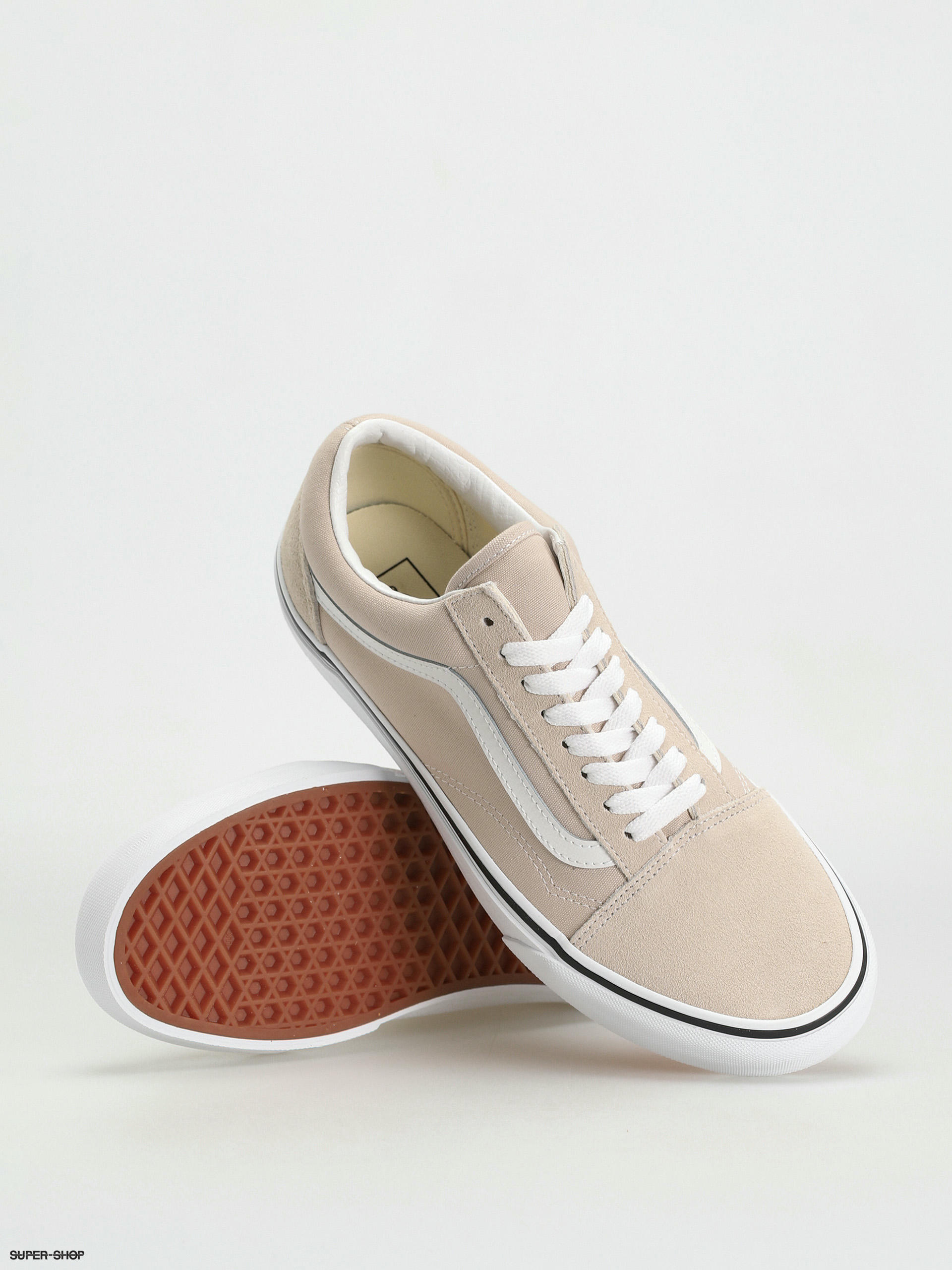 Old skool vans outlet birch white