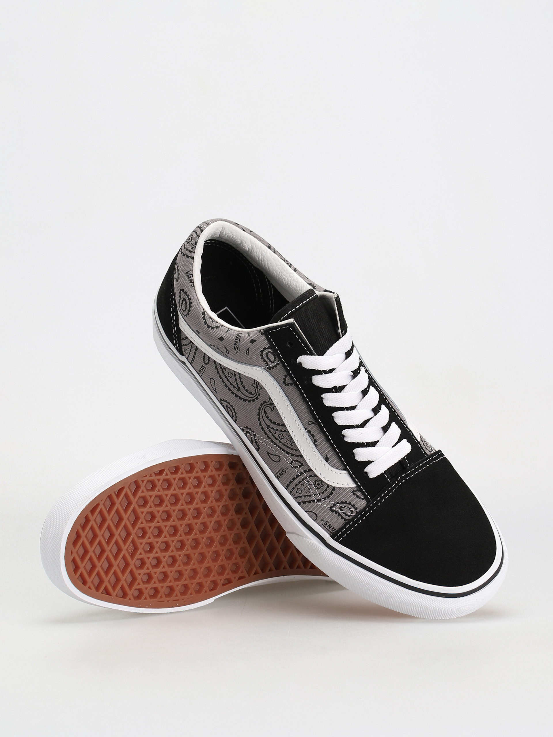 Vans Old Skool Shoes (paisley gray/true white)