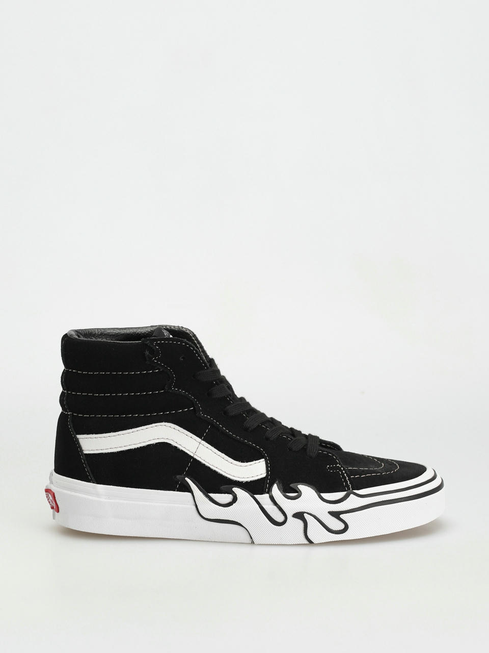 Vans Sk8 Hi Flame Schuhe (suede black/white)