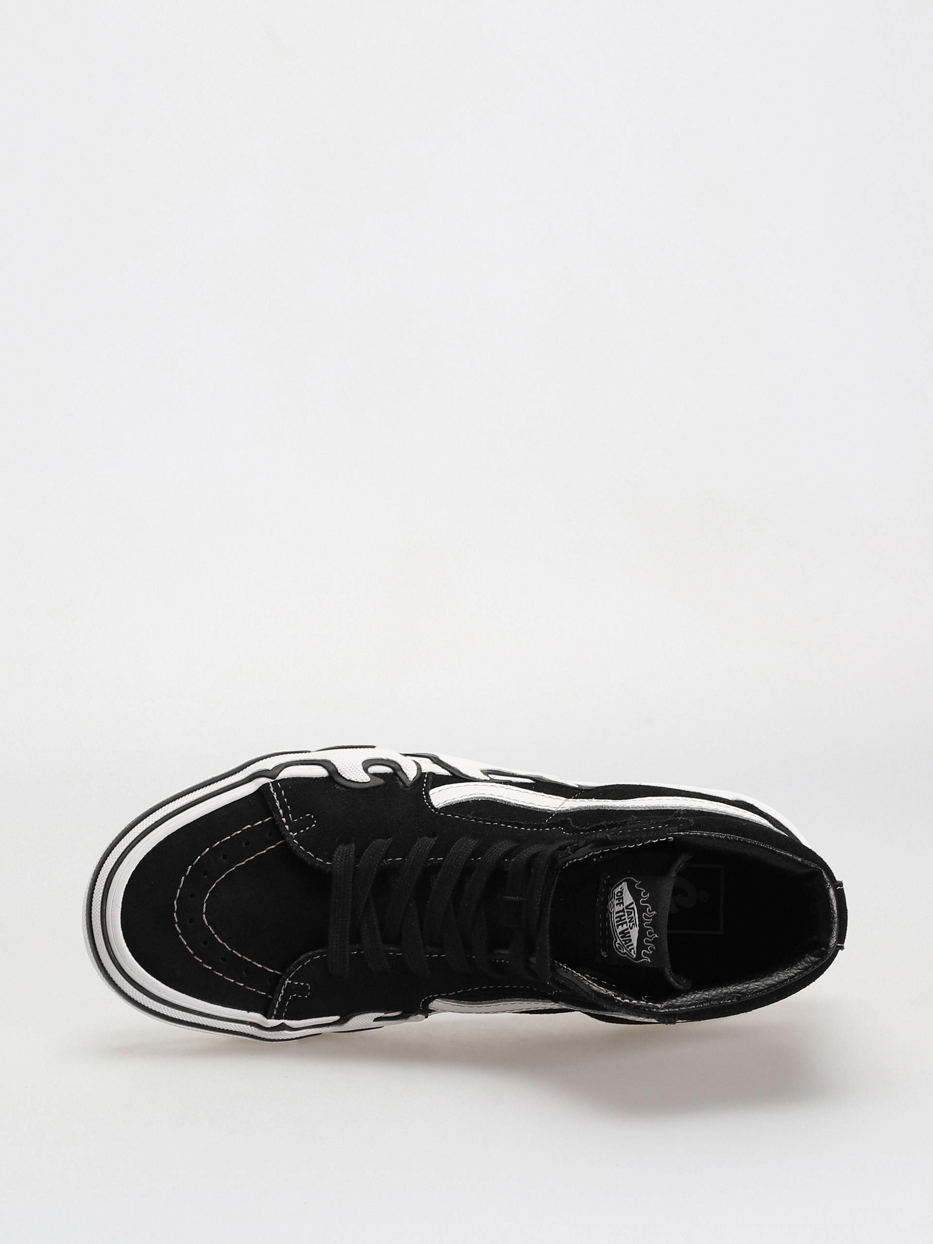 Vans Sk8 Hi Flame Schuhe (suede black/white)