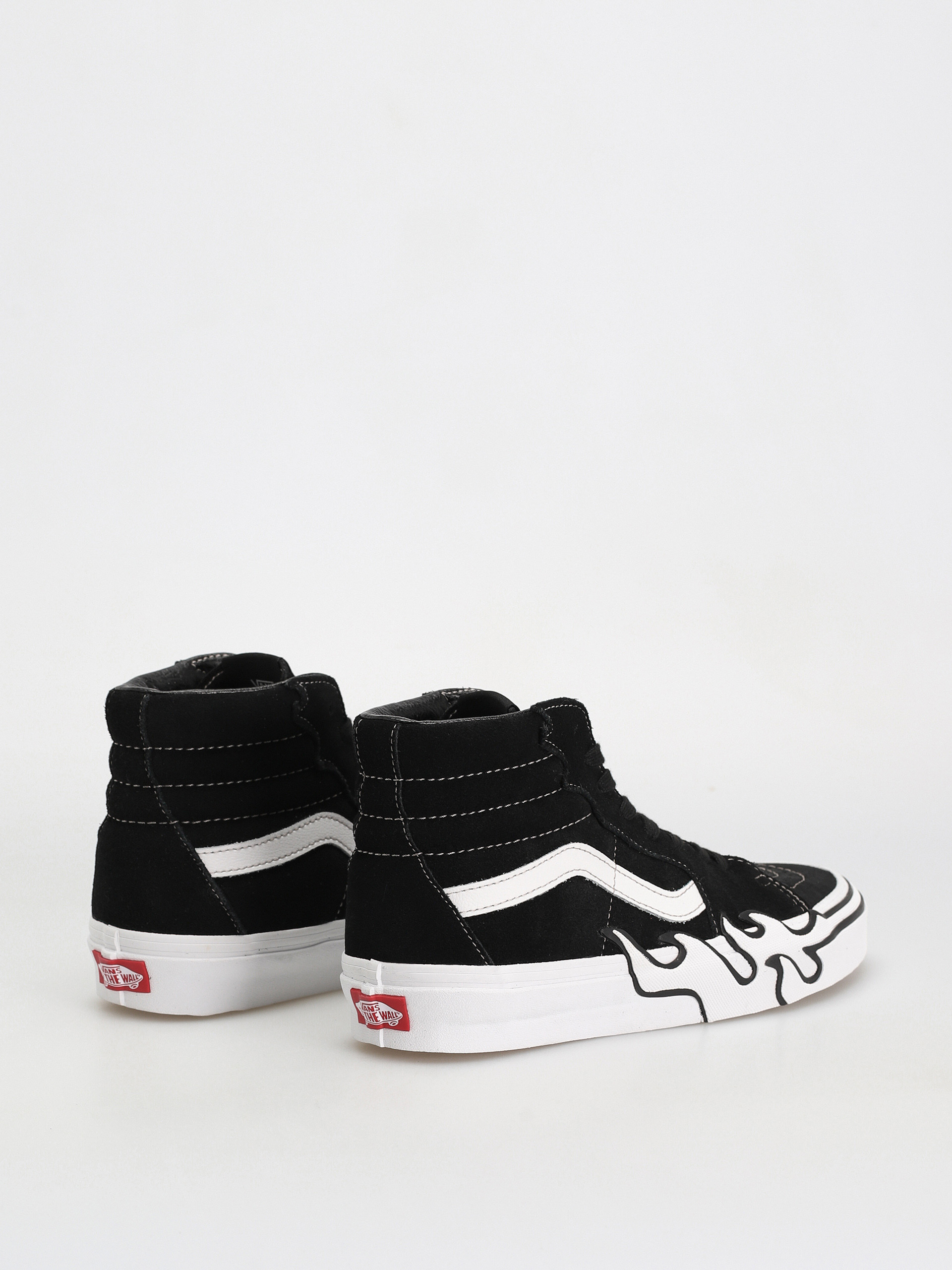 Vans Sk8 Hi Flame Schuhe (suede black/white)