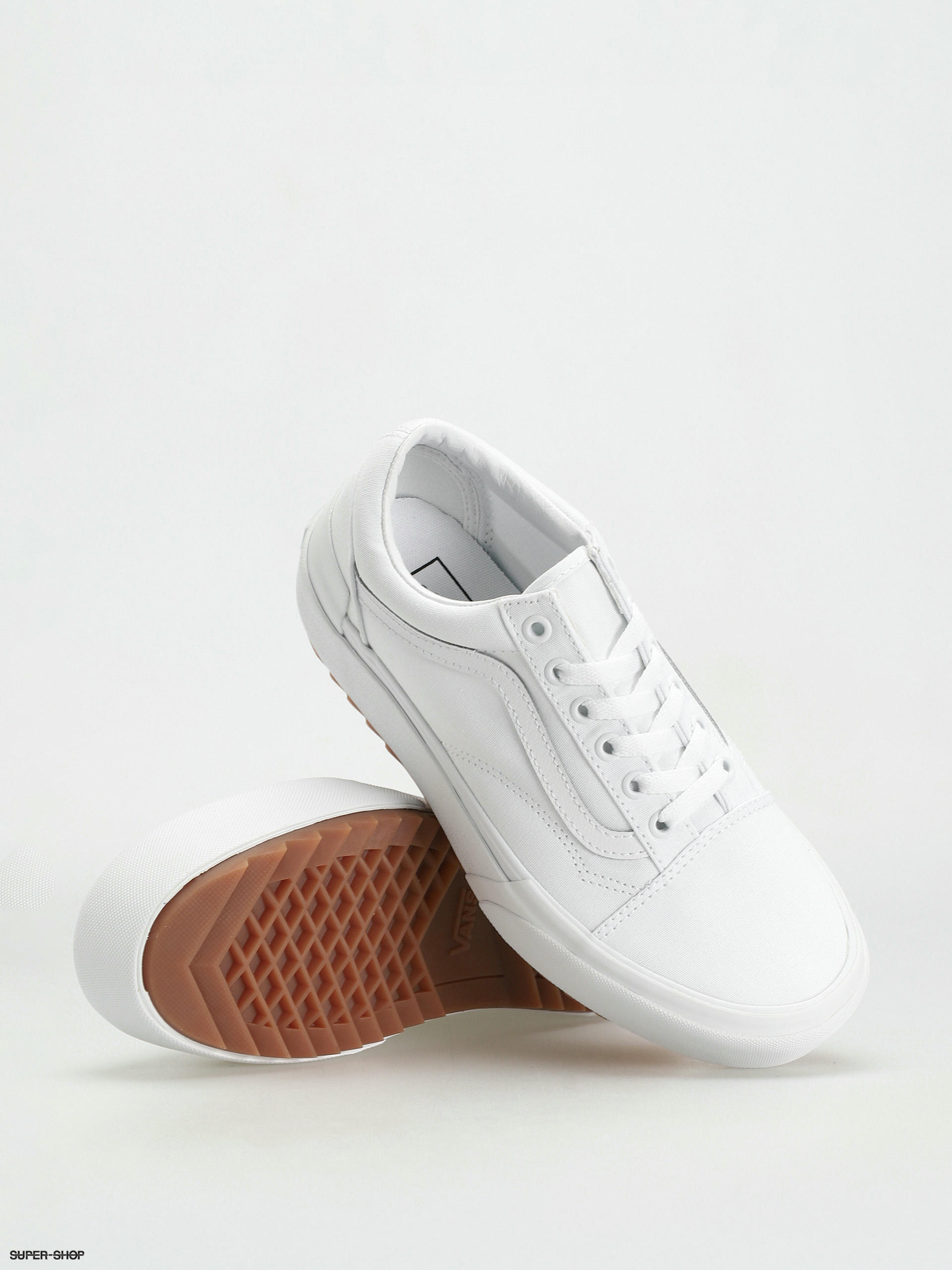 Vans old skool sale canvas true white