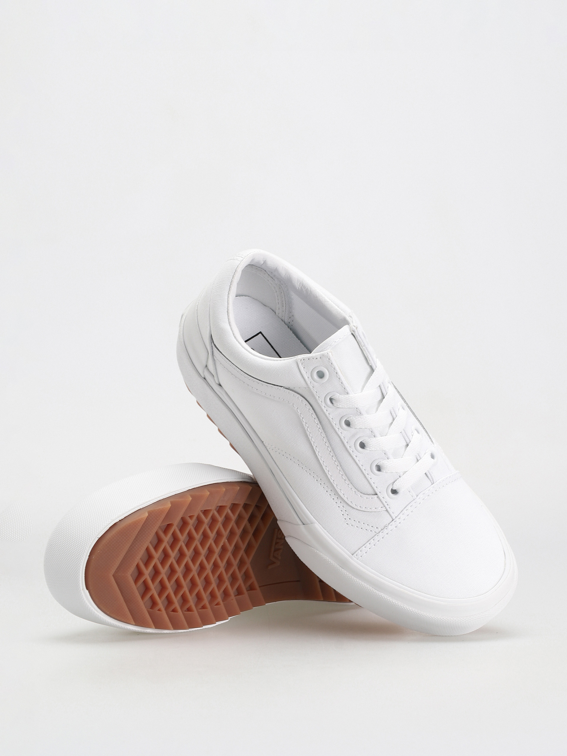 Vans Old Skool Stacked Shoes Wmn (canvas/true white)