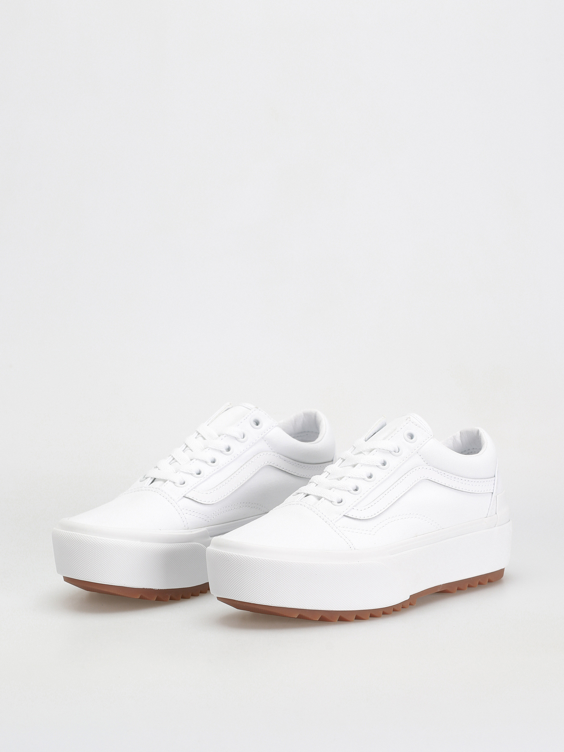 Vans Old Skool Stacked Shoes Wmn white, transparent (canvas/true