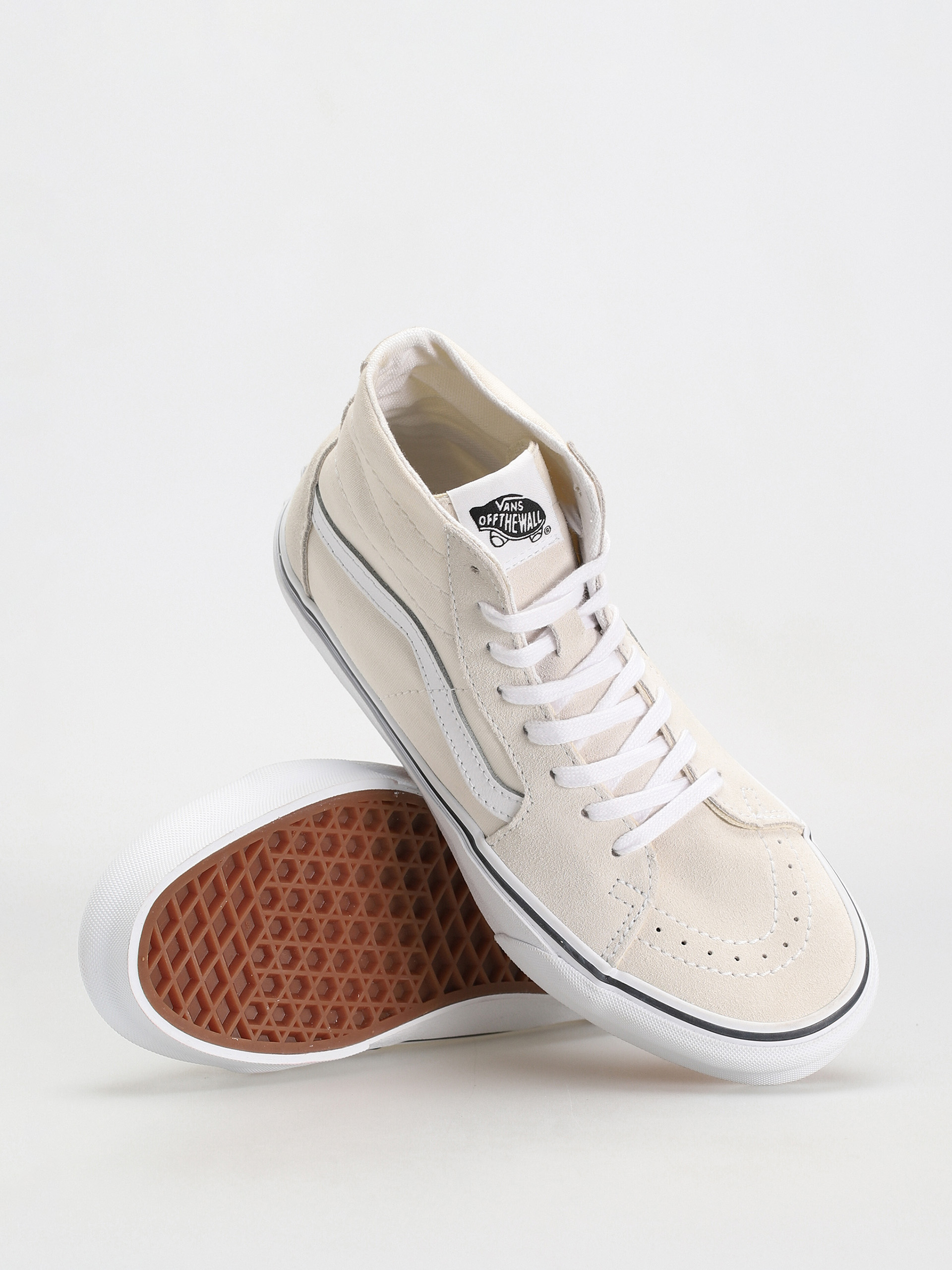 Vans Sk8 Hi Tapered Schuhe Wmn (suede/canvas marshmallow)