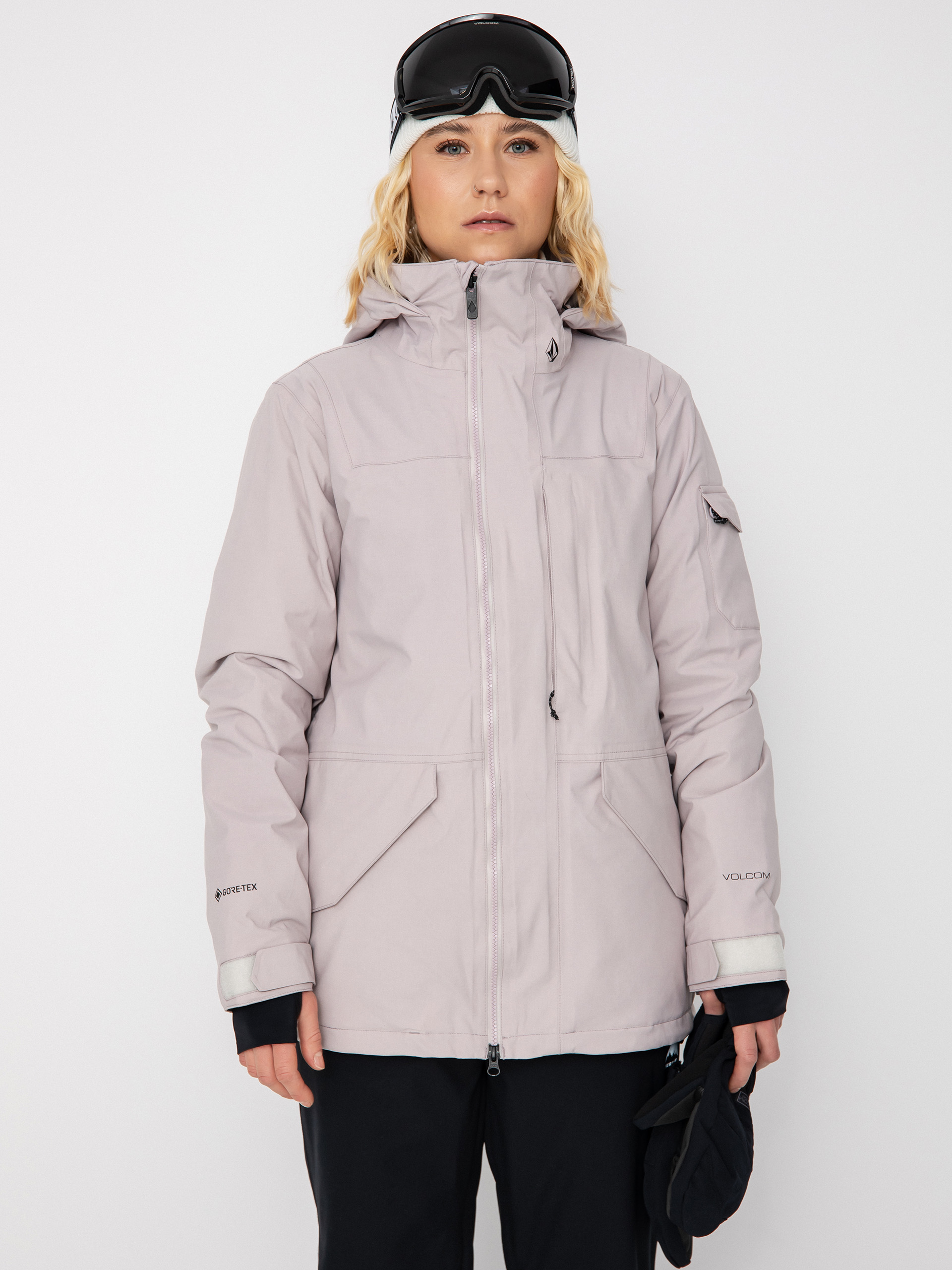 Womens Volcom Iris 3 In 1 Gore Tex Snowboard jacket (amethyst smoke)