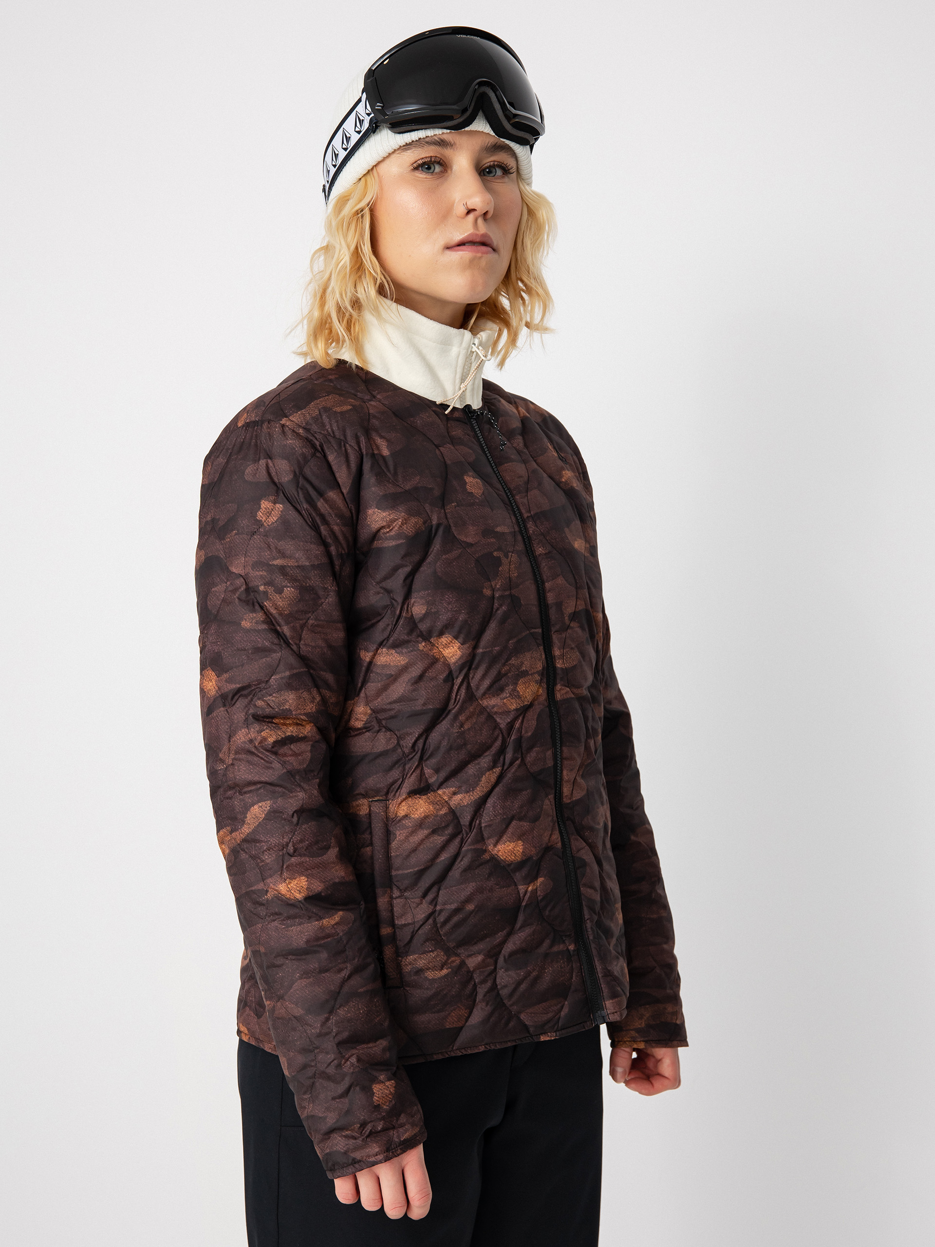 Womens Volcom Iris 3 In 1 Gore Tex Snowboard jacket (amethyst smoke)