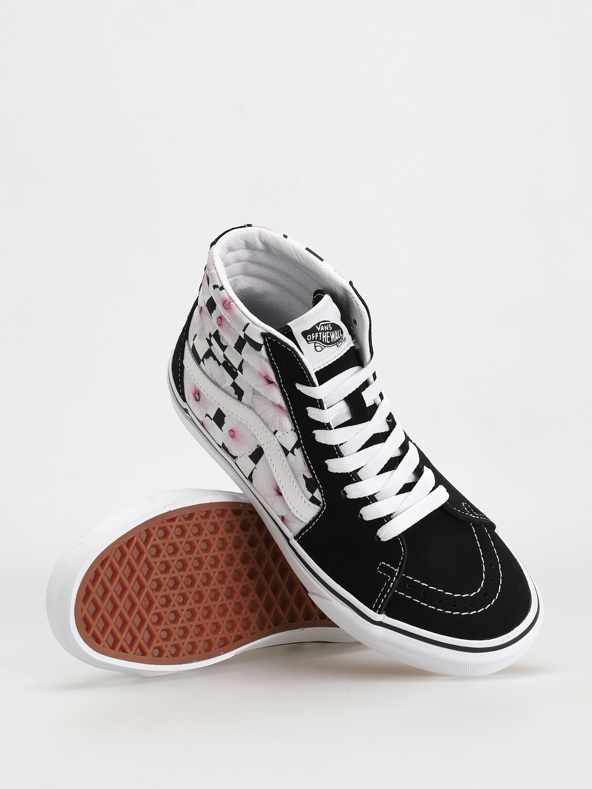 Vans Sk8 Hi Schuhe Wmn (hibiscus check black)
