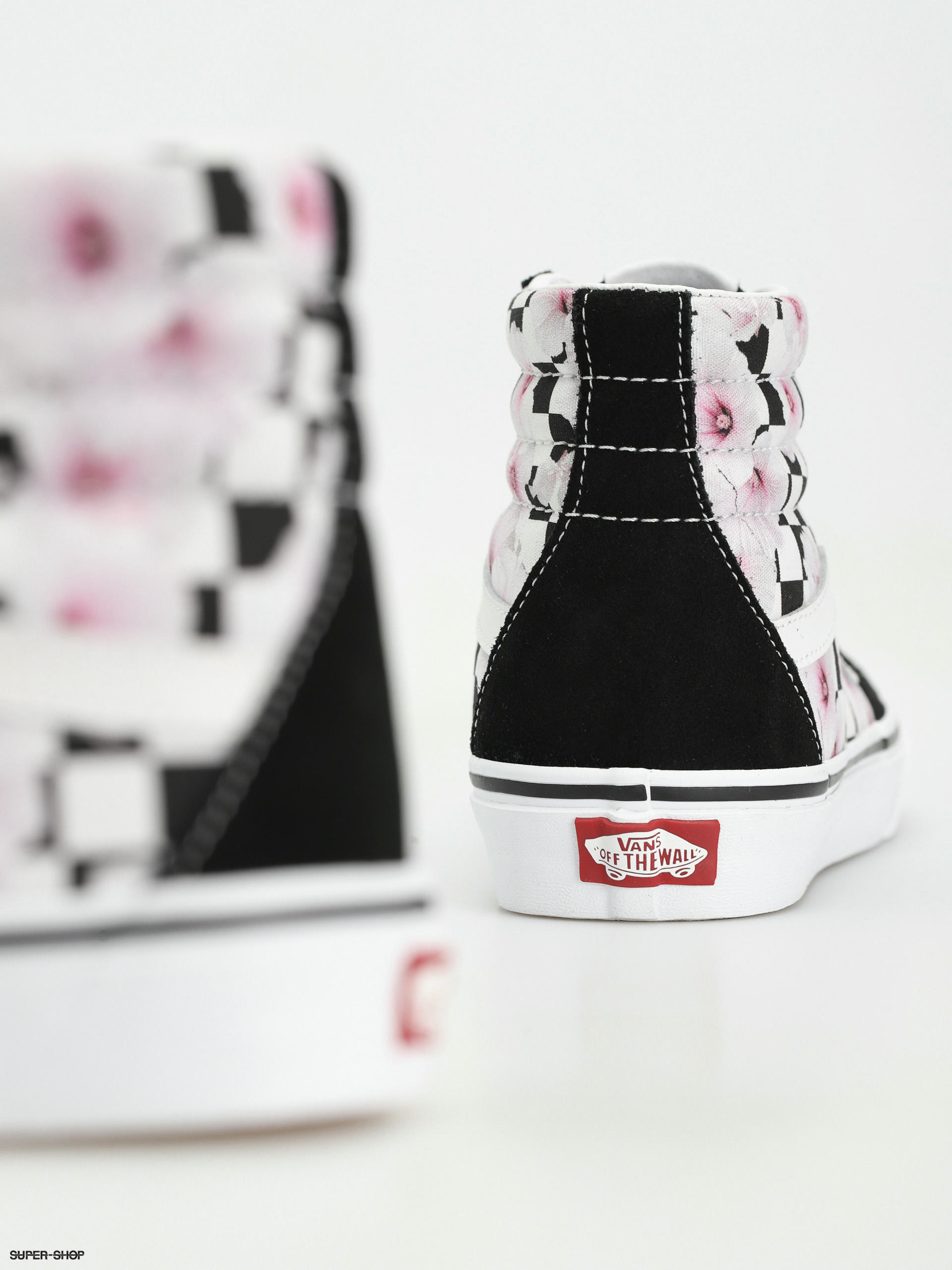 Vans checker floral sk8 on sale hi