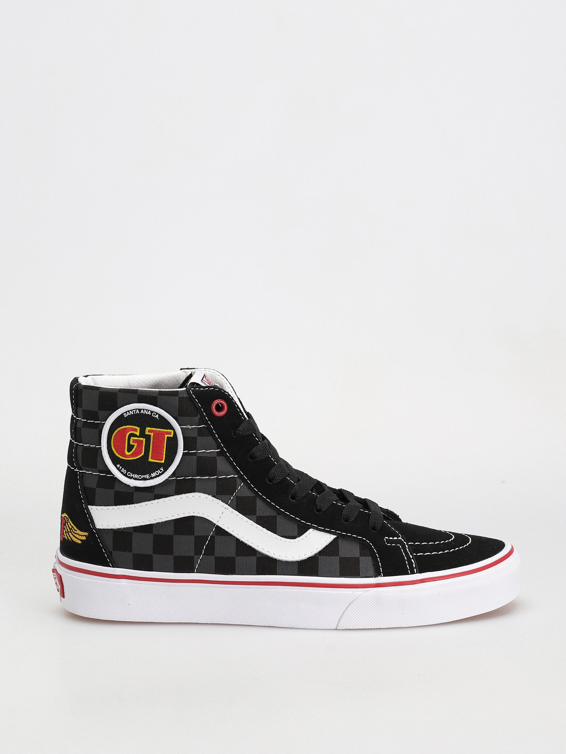 Vans Sk8 Hi Reissue Shoes (our legends gt/dyno black/red)